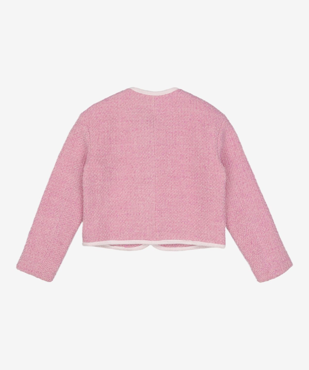 미쏘(MIXXO) 배색 트위드 숏 자켓 MIWJKD221G S