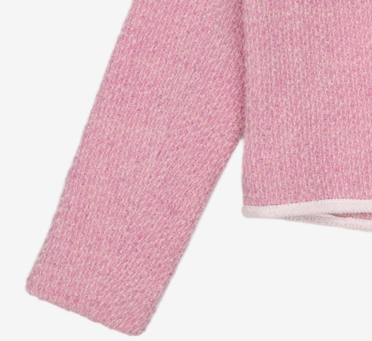 미쏘(MIXXO) 배색 트위드 숏 자켓 MIWJKD221G S