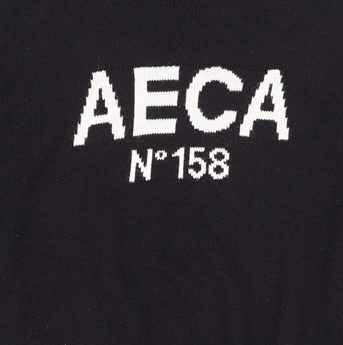 에이카화이트(AECA) AECA BIG LOGO WOOL KNIT [7color] L