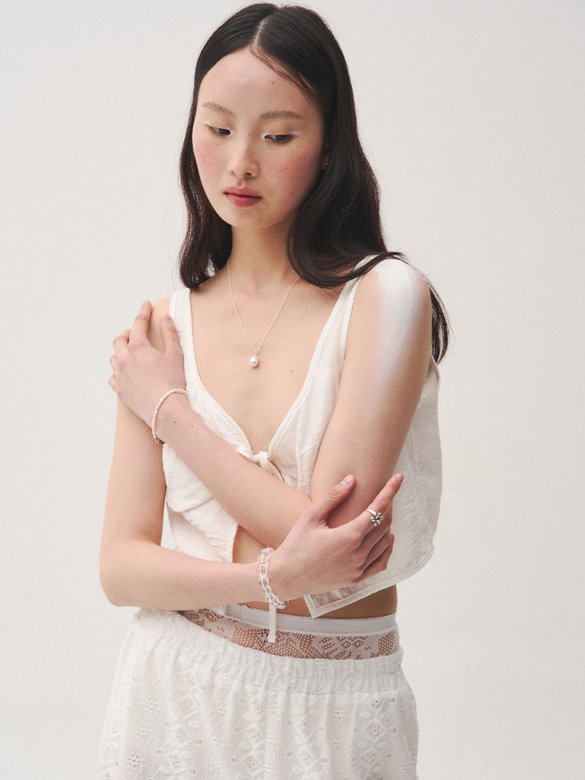 토우트(TOUT) clear quartz bracelet