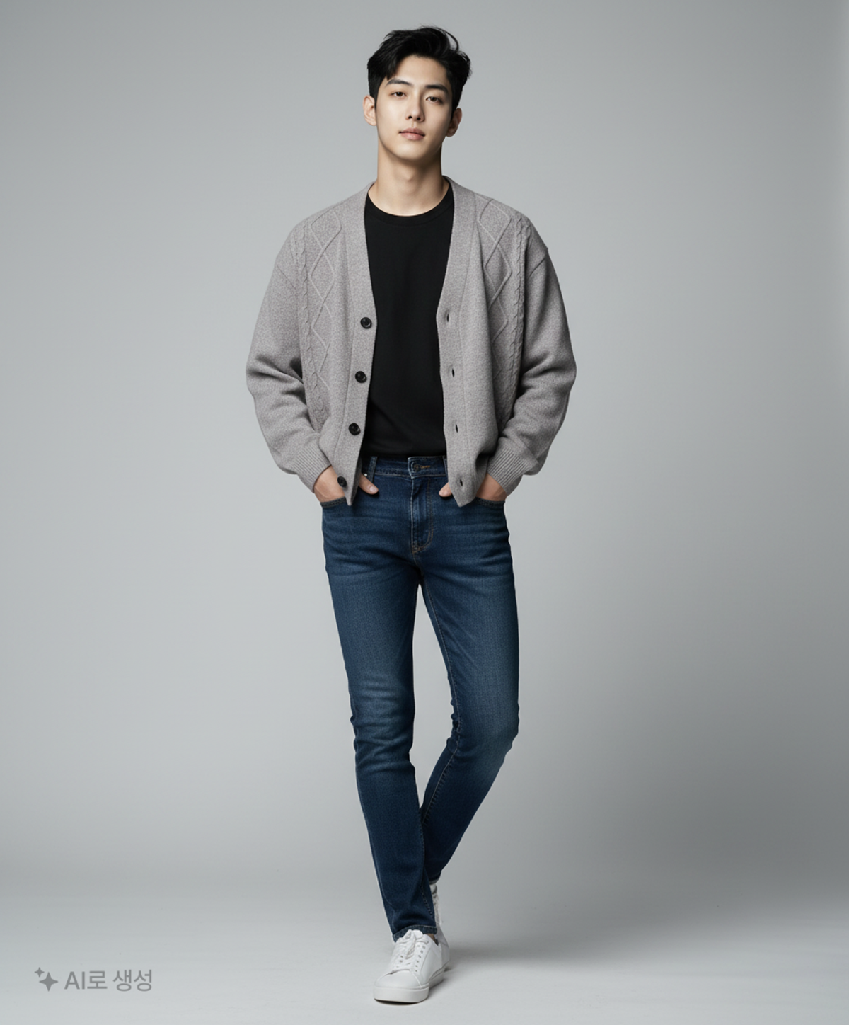 엑스톤즈(XTONZ) 카디건 M