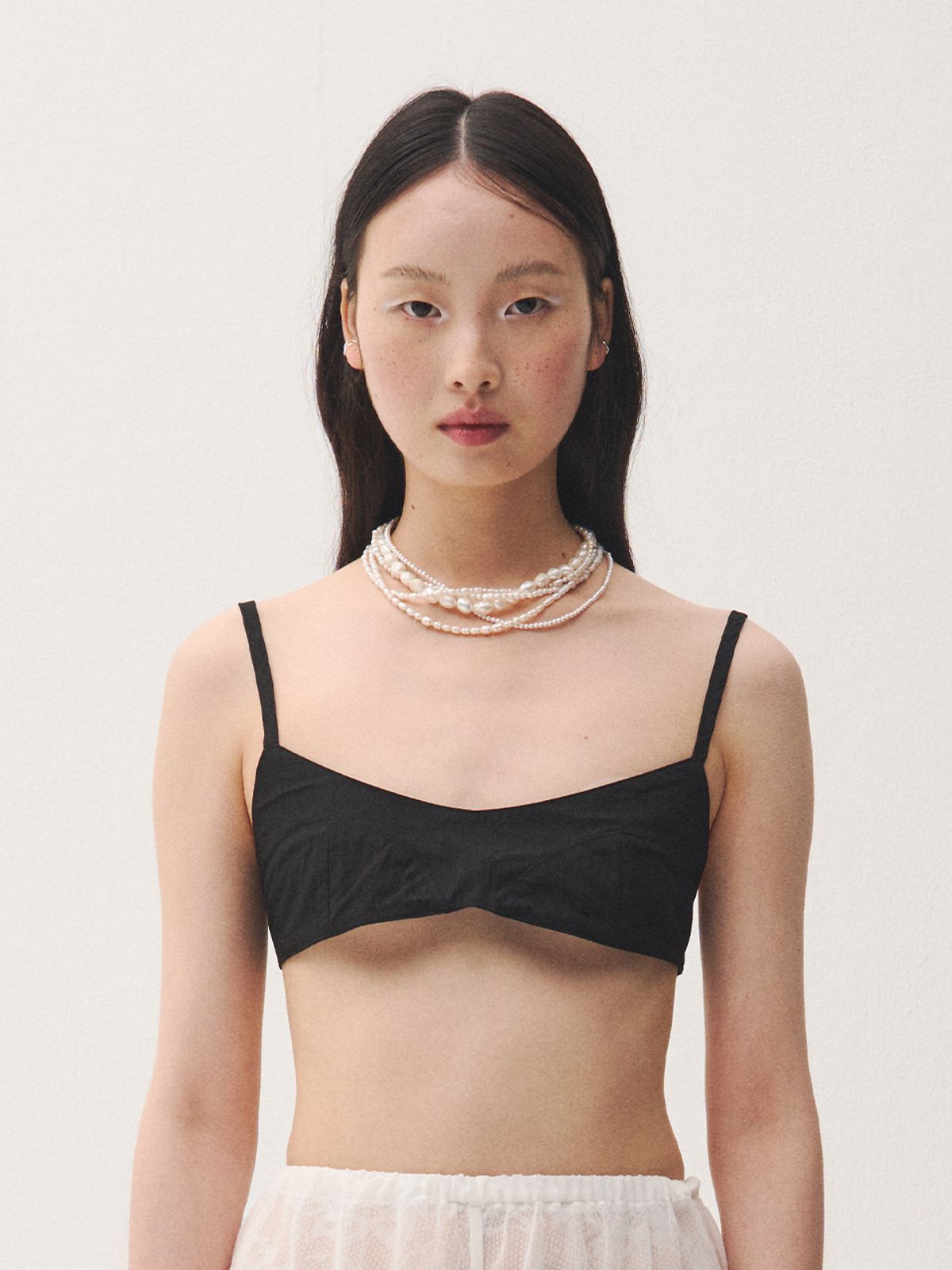 토우트(TOUT) 5 layered pearl necklace