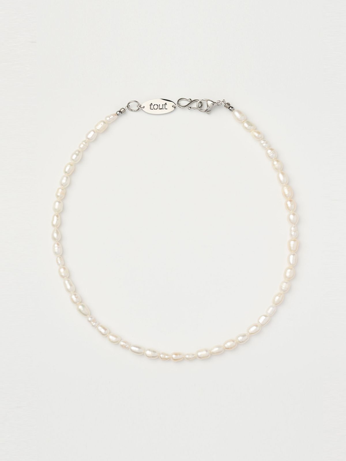 토우트(TOUT) oval pearl necklace