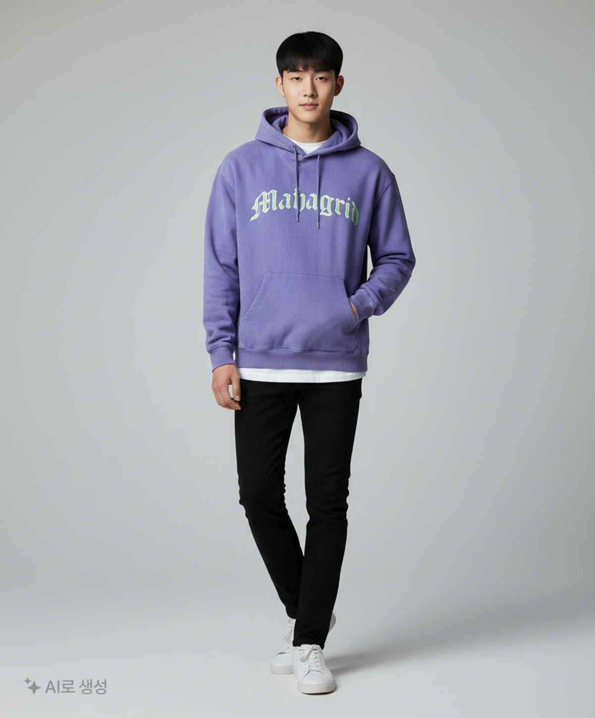 마하그리드(MAHAGRID) 후드 티셔츠 XL