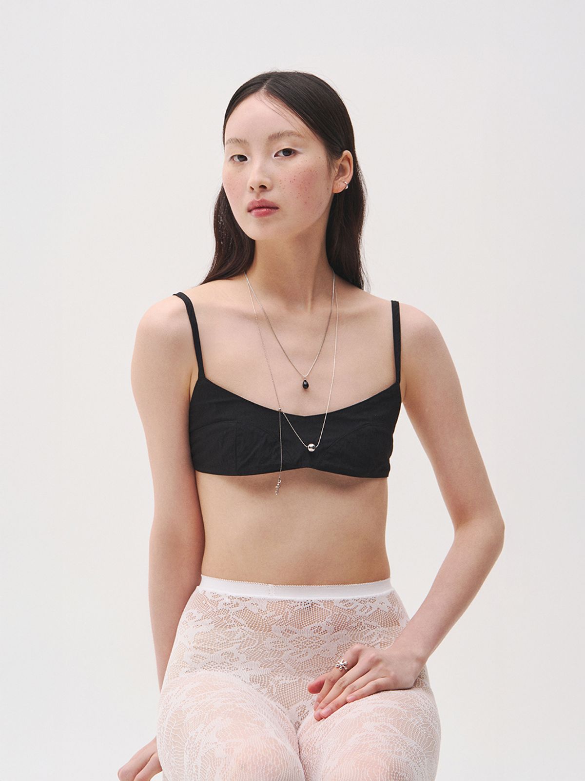 토우트(TOUT) onyx oval necklace 316L