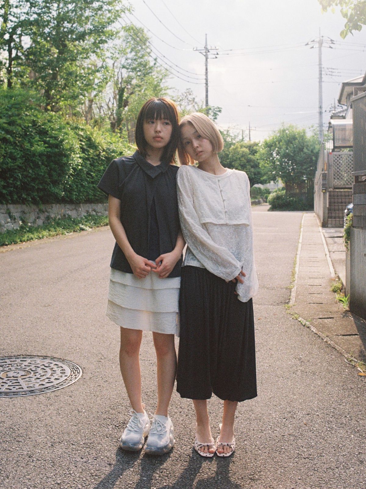 피브스피브스(PEEVES PEEVES) Tiered Panel Skirt / Ivory