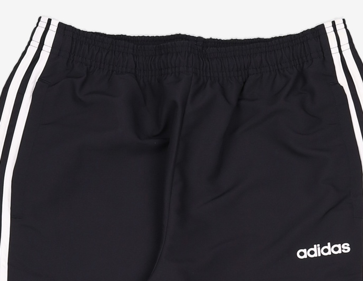 아디다스(ADIDAS) 에센셜 3S 윈드 팬츠 - 블랙:화이트 / DQ3100 XL