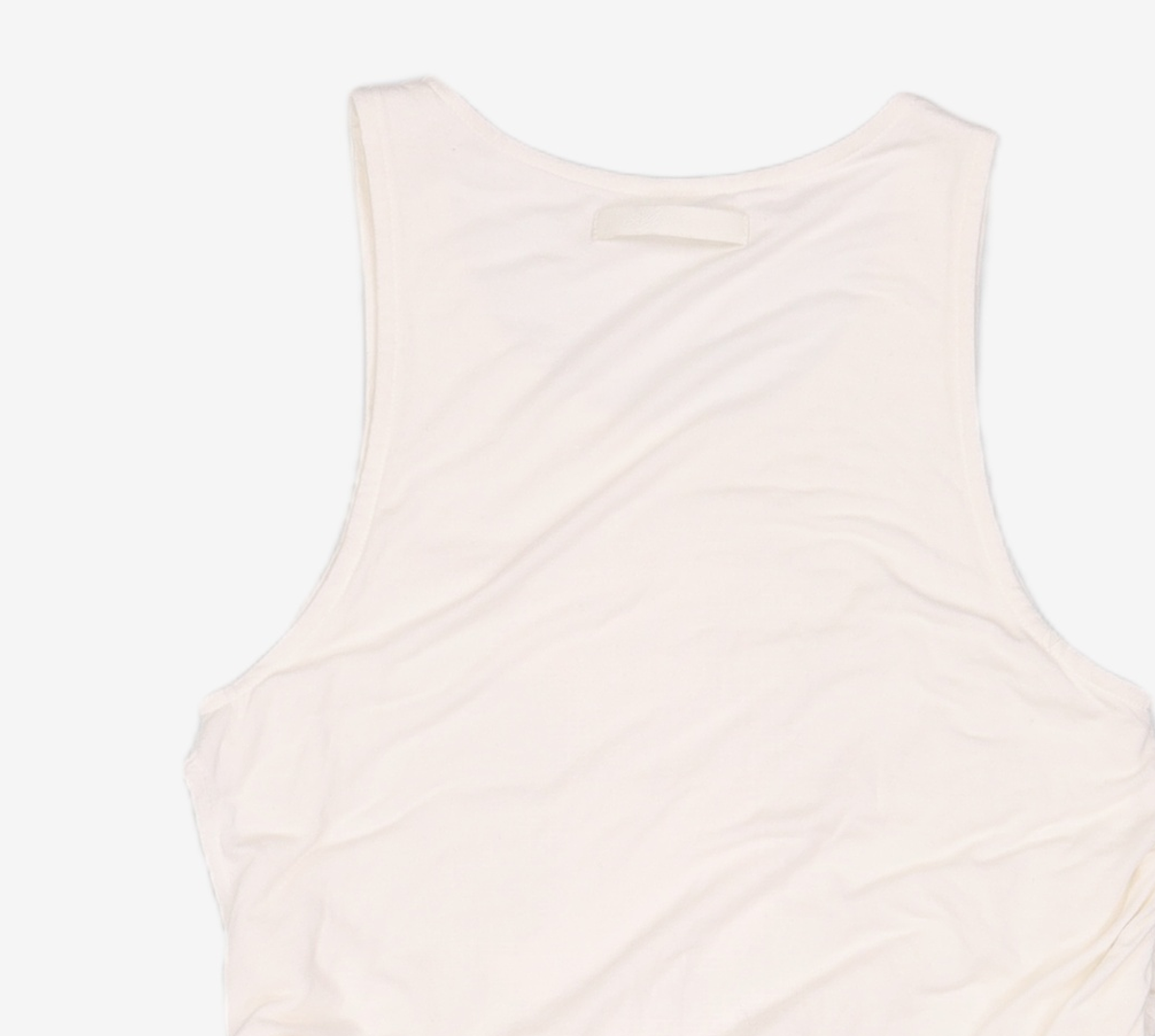 애프터아워즈(AFTERHOURS) KNOTTED SLEEVELESS TOP (IVORY)