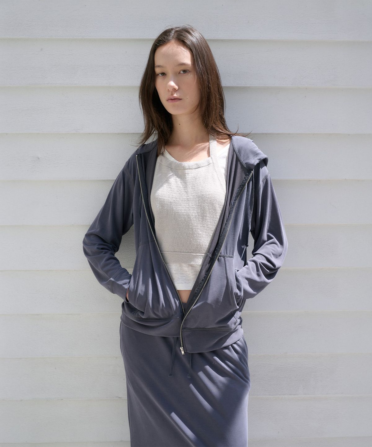 정감 스튜디오(JEONGGAM STUDIOS) Linen Blend Halterneck Sleeveless_3 Color