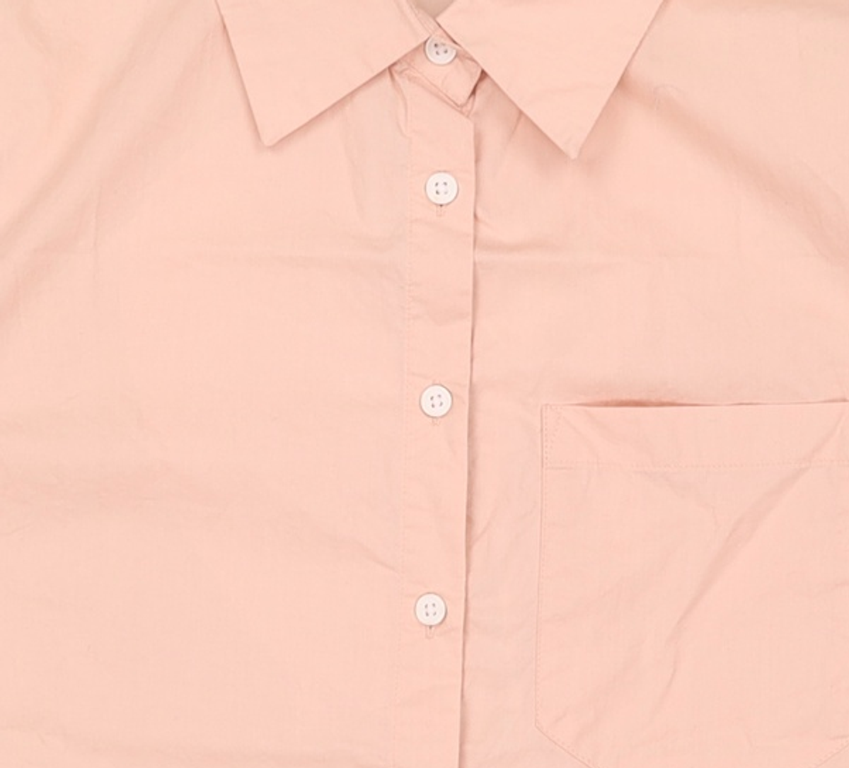 미쏘(MIXXO) 크롭기장 반팔 셔츠 MIWYAB710C S