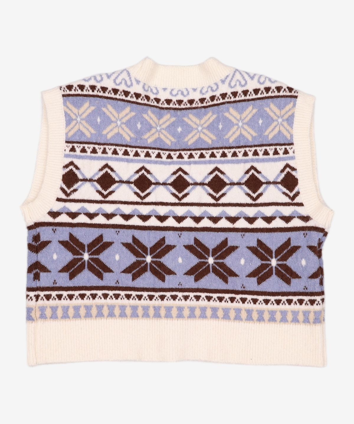 미쏘(MIXXO) 페어아일 니트조끼 (VKBV15T RE) MIWVKBC2QT M