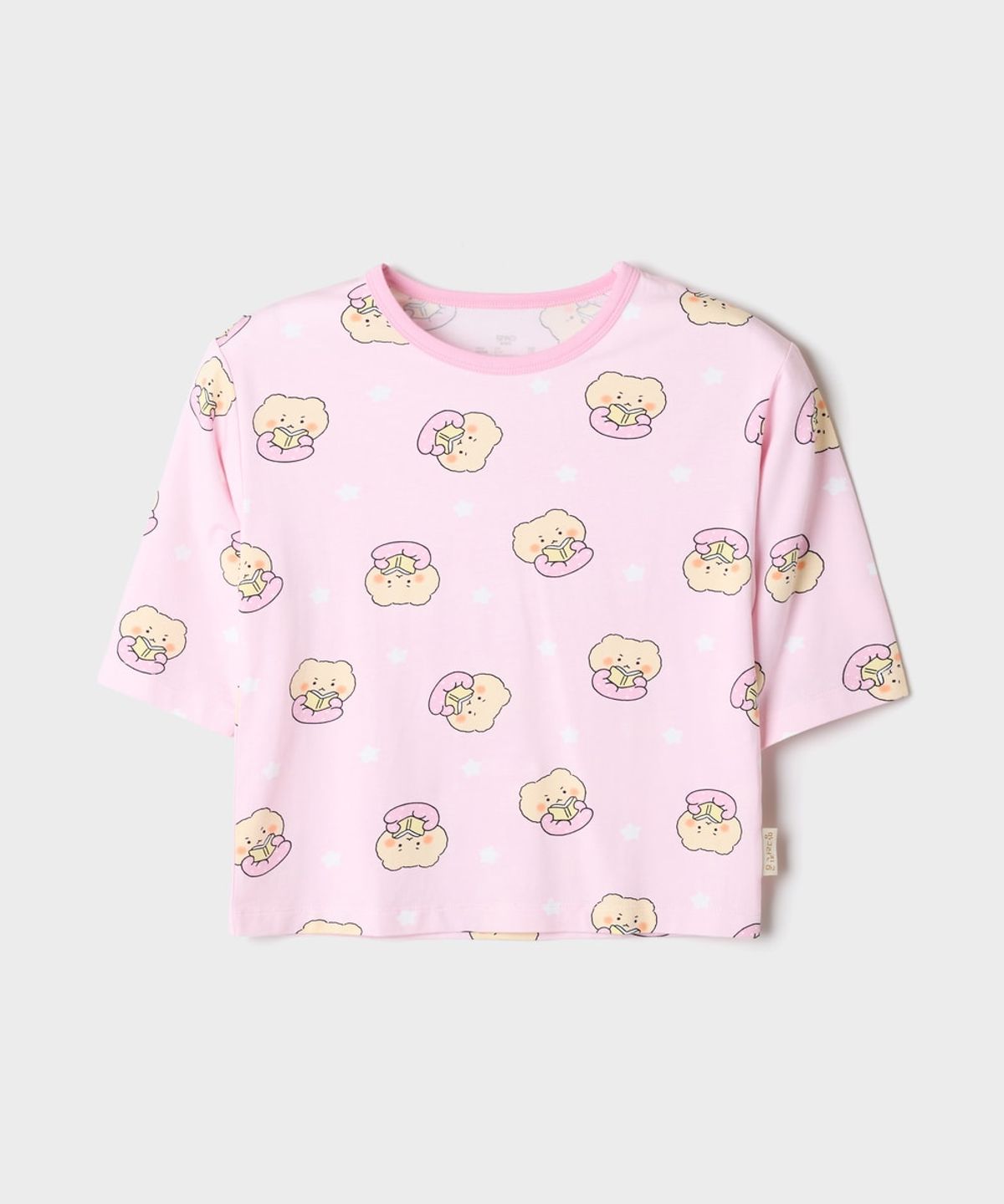스파오 키즈(SPAO KIDS) [키즈] (망그러진곰) 7부 모달 실내복 (RE)(Pink)_SPLOG37KU2