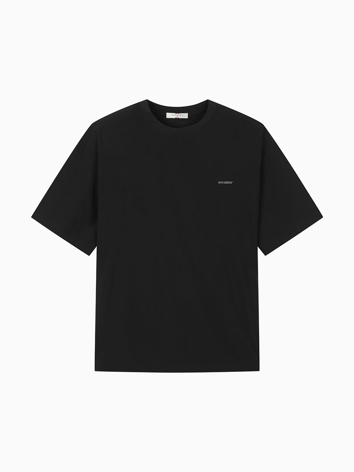 행텐(HANGTEN) 남성 로고 라운드넥 반팔 티셔츠_100(10570-031-424-31)