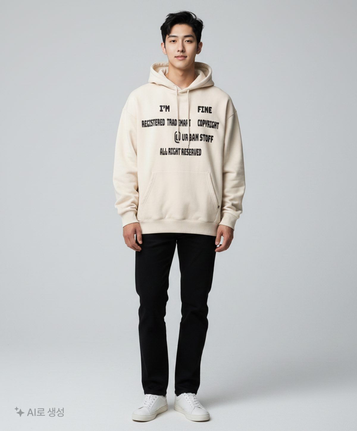 어반스터프(URBANSTOFF) 후드 티셔츠 L