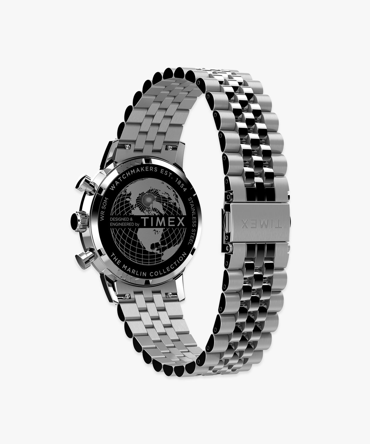 타이맥스(TIMEX) 멀린 크로노그래프 타키미터 남자메탈시계 40mm