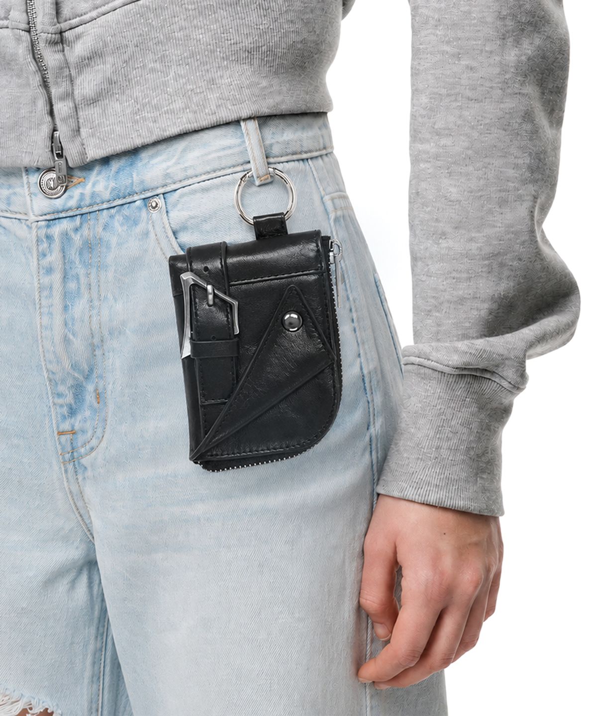 앤어애쉬(ANDAASH) Rider 001 wallet BLACK