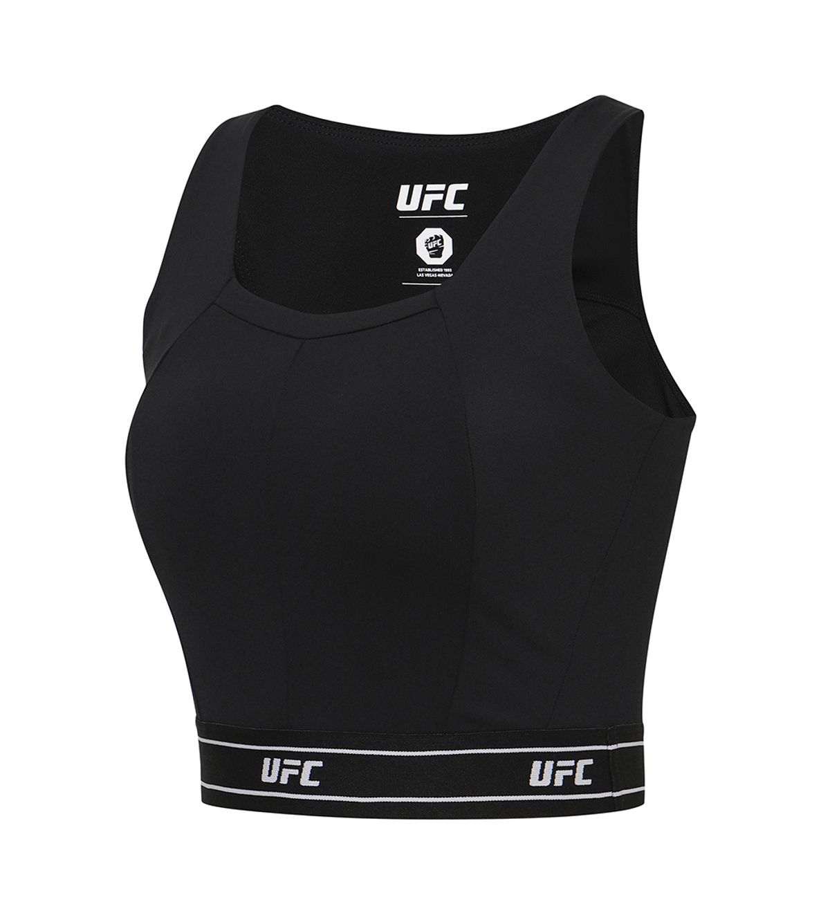 유에프씨 스포츠(UFC SPORT) UFC 액티브 슬림핏 브라탑 블랙 U4SLX2207BK