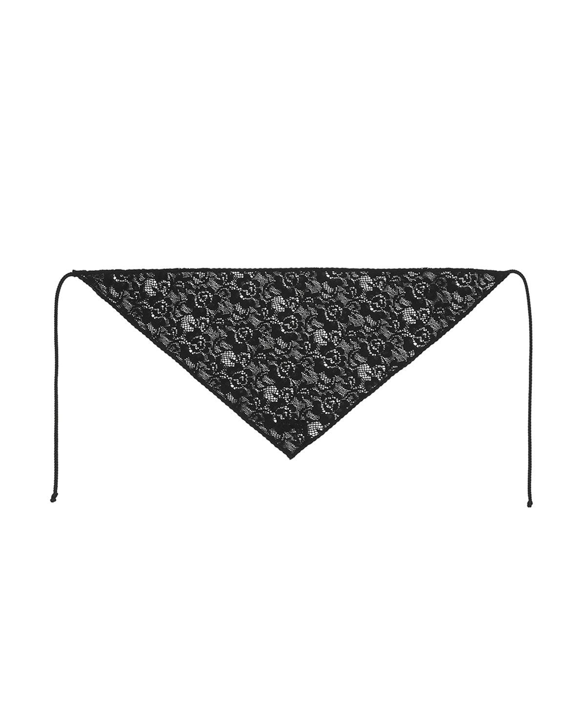 앤어애쉬(ANDAASH) Hair line knit scarf BLACK