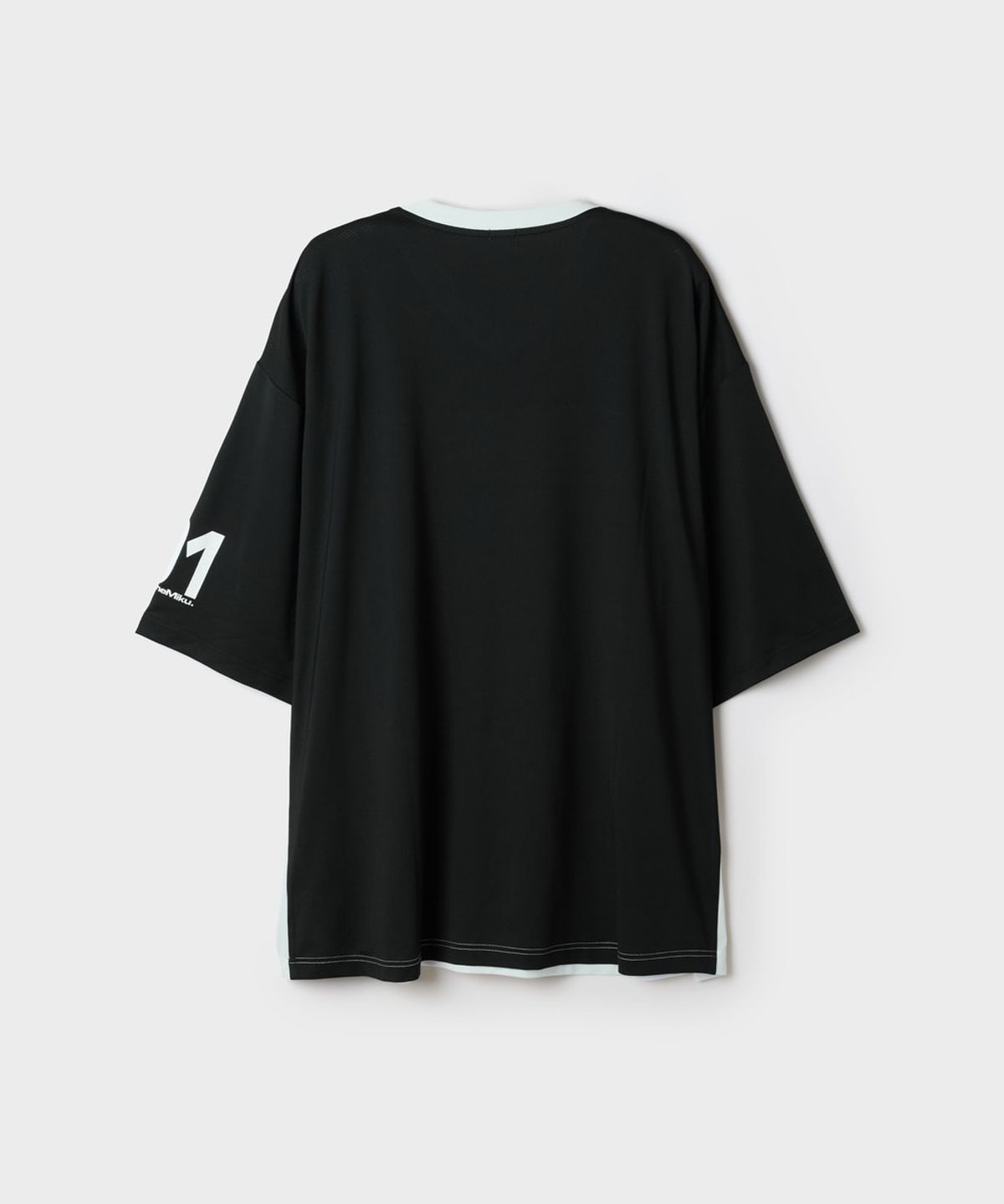 스파오(SPAO) [하츠네미쿠] 풋볼 저지 반팔티(Black)_SPRLG37U16
