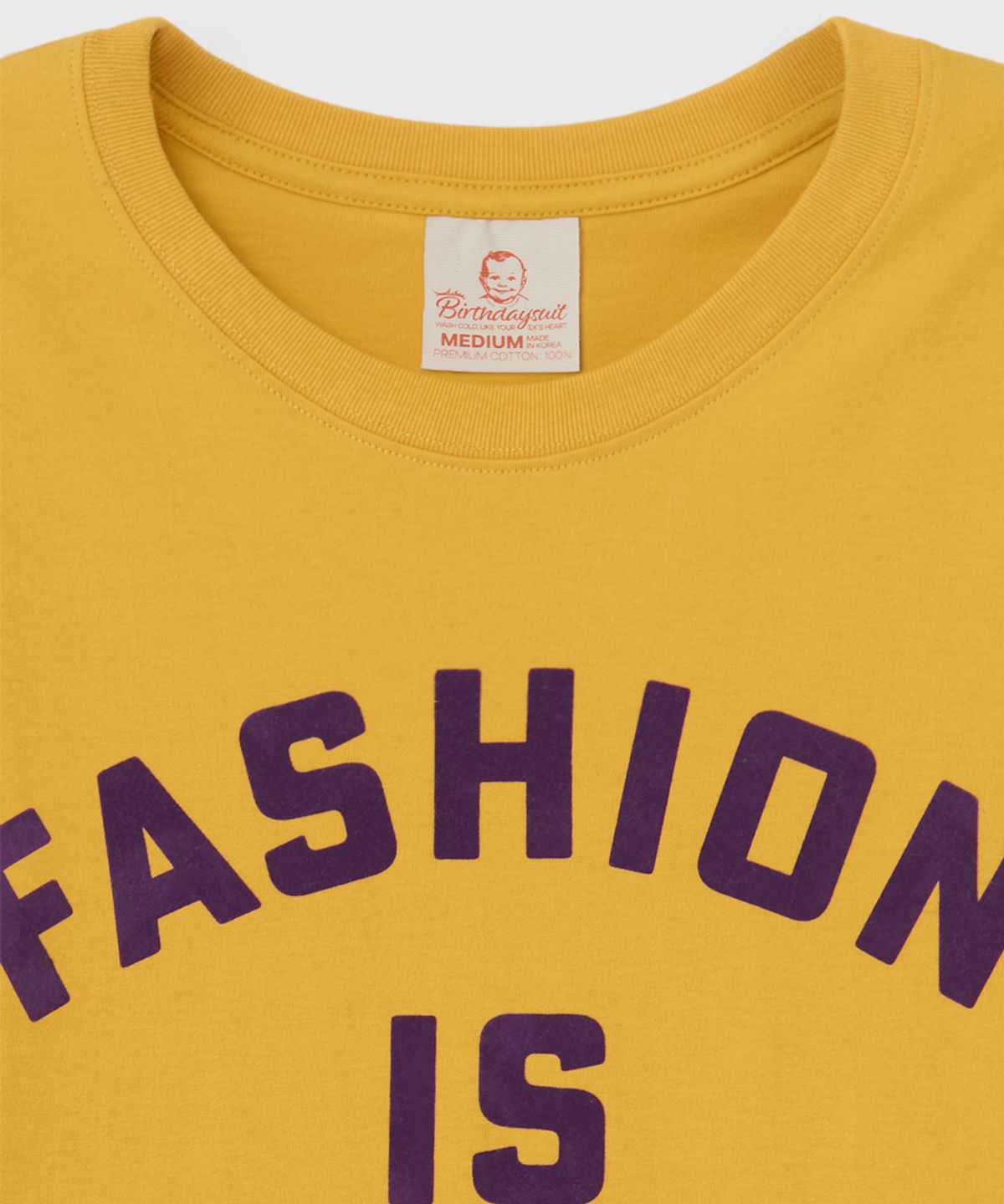 벌스데이수트(BIRTHDAYSUIT) FASHION IS FUN (YELLOW)
