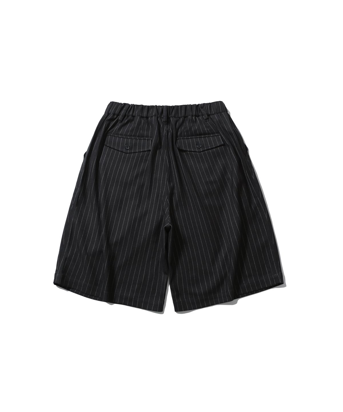 앵글런(ANGLAN) Double Tuck Half Slacks - Charcoal