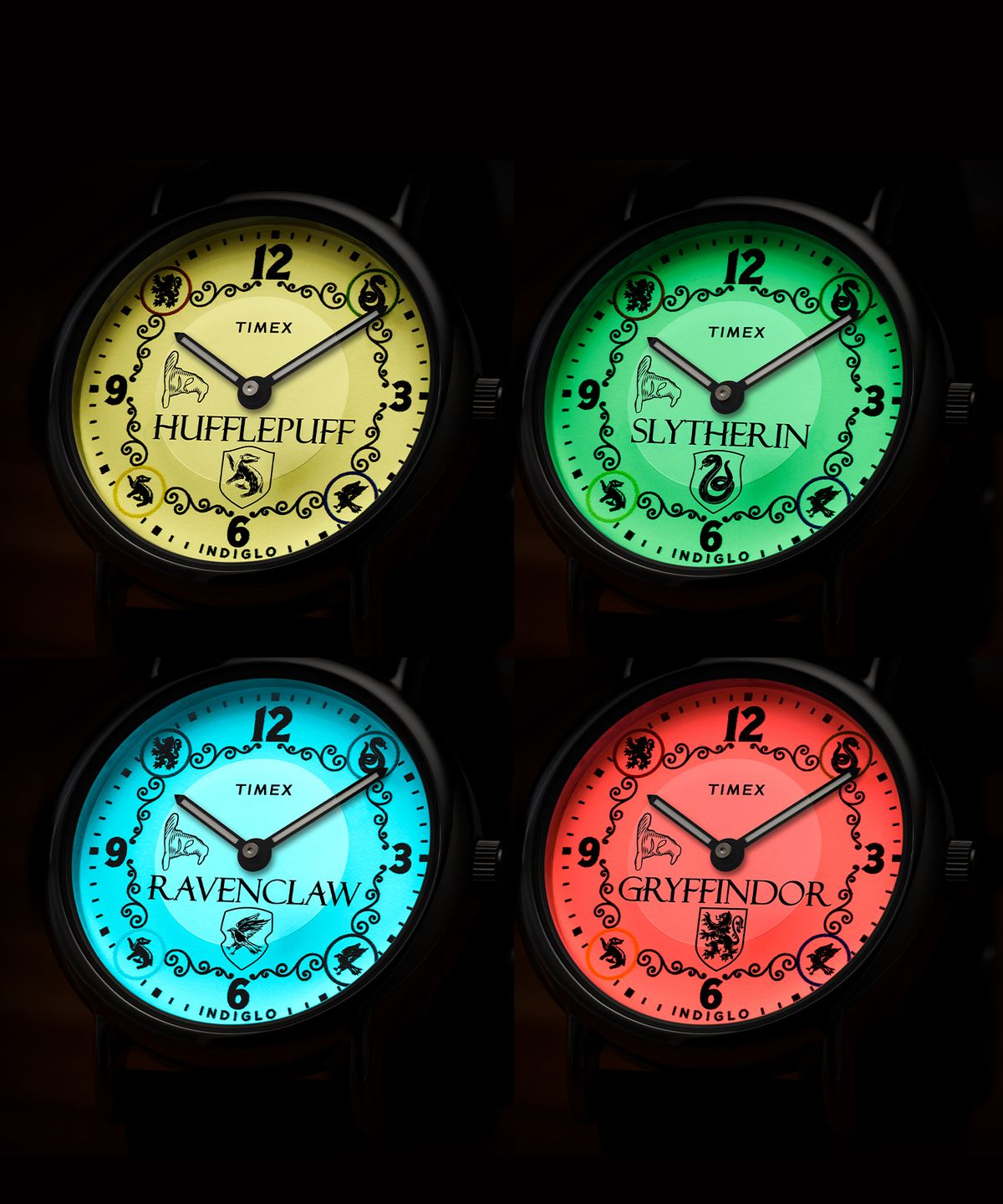 타이맥스(TIMEX) 타이맥스 x 해리포터 위켄더 기숙사 가죽시계 38mm