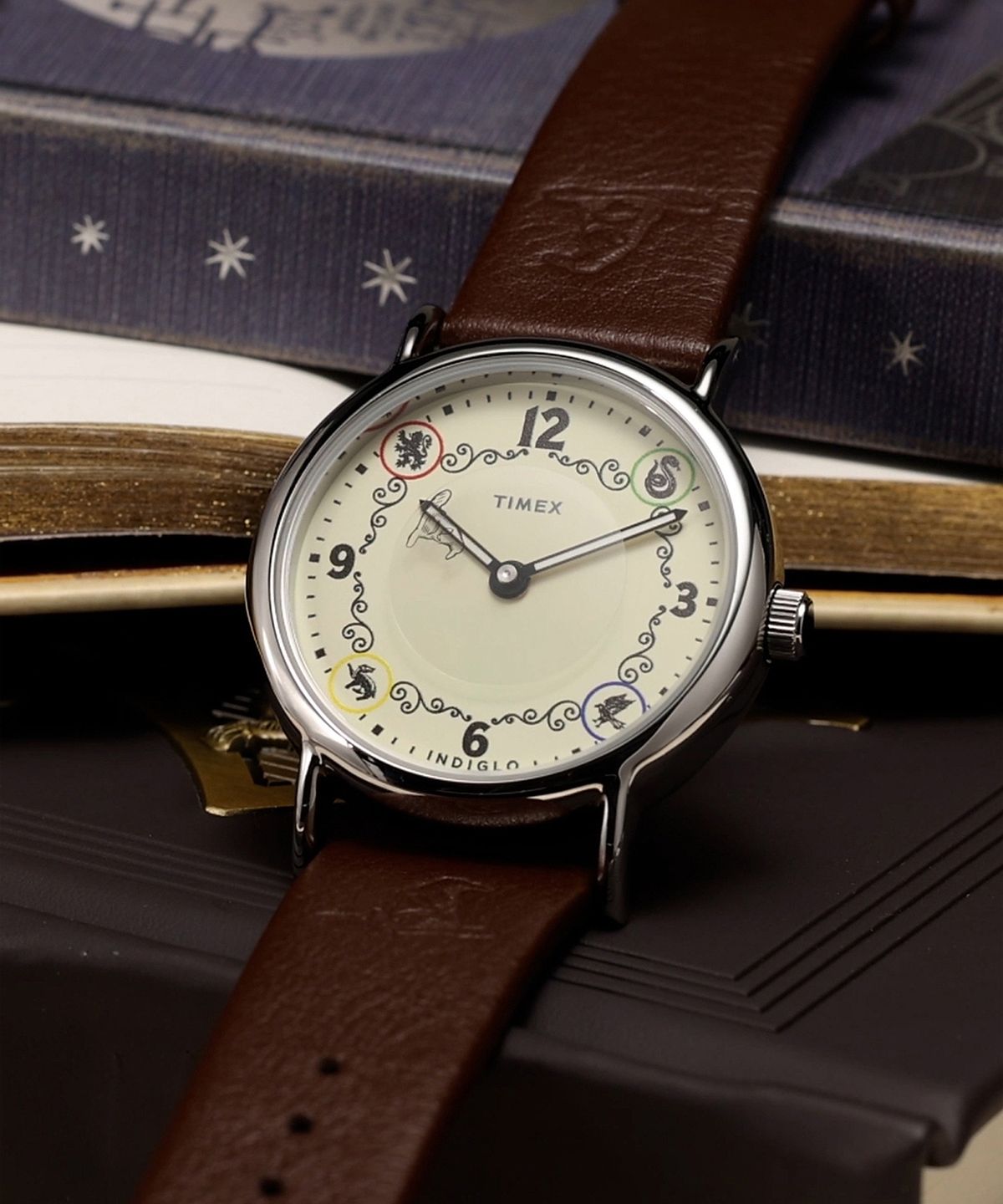 타이맥스(TIMEX) 타이맥스 x 해리포터 위켄더 기숙사 가죽시계 38mm