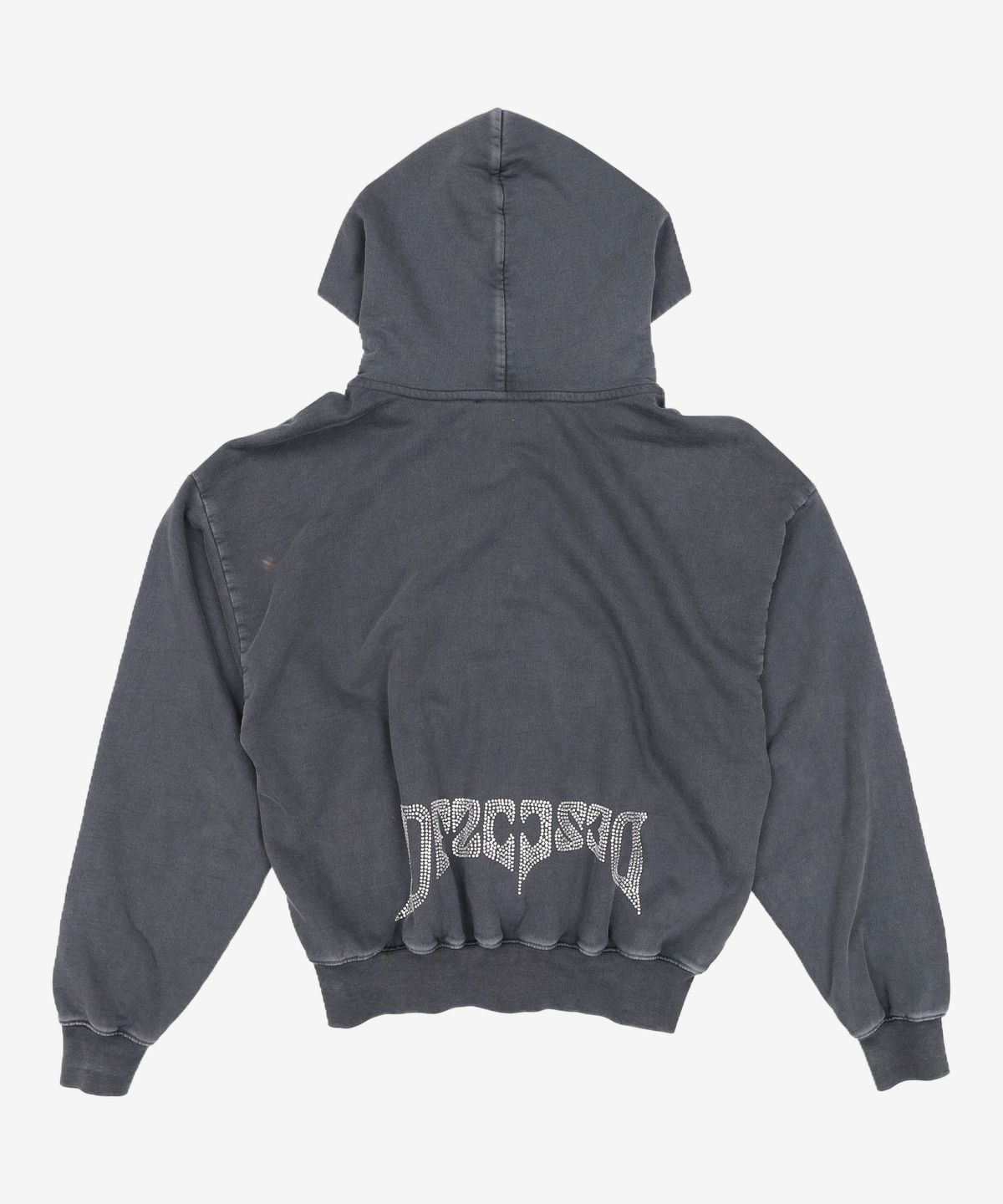 032씨(032C) (U) 러스터 집업 후디 페이디드 블랙 LUSTER ZIP-UP HOODIE FADED BLACK S