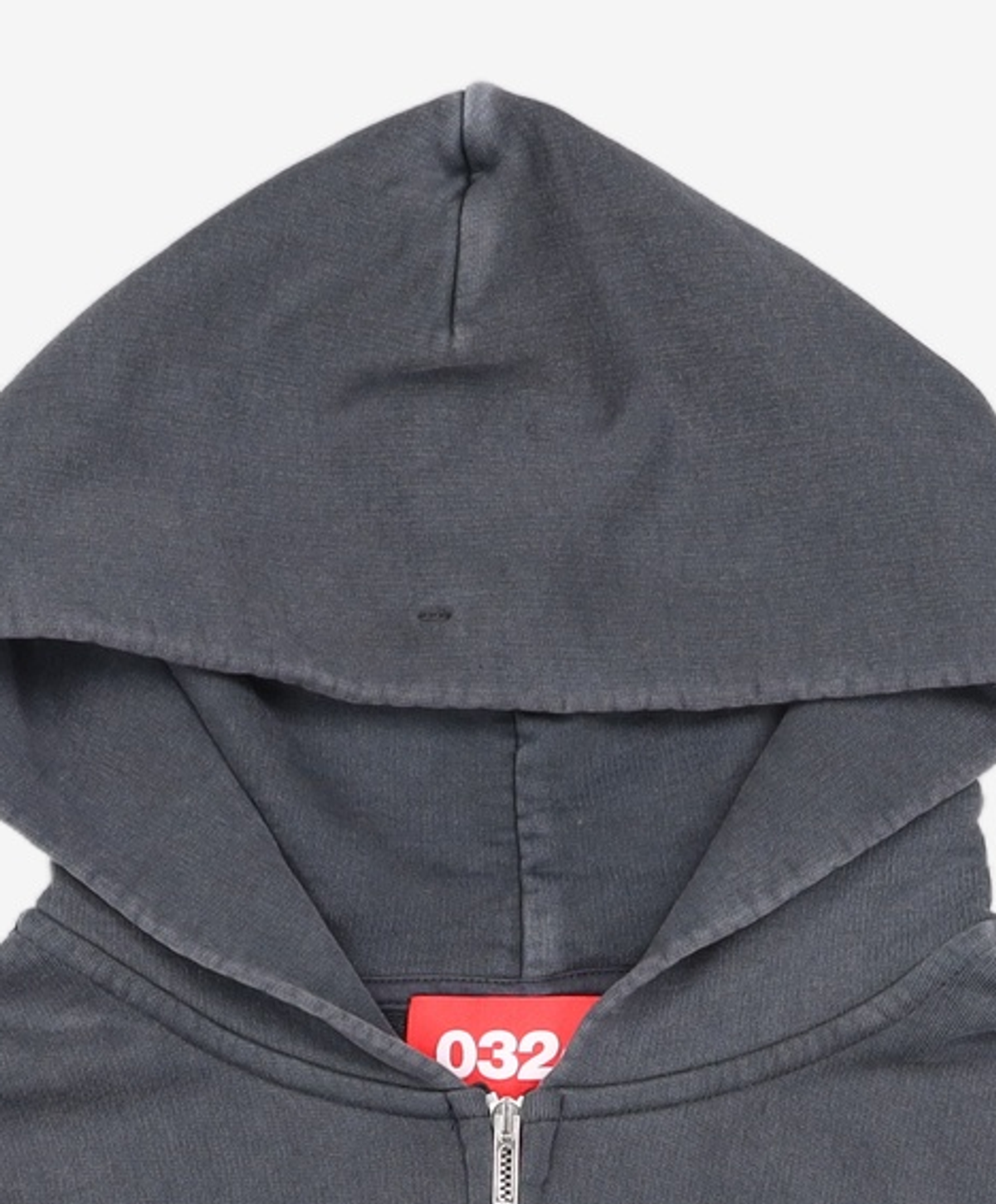 032씨(032C) (U) 러스터 집업 후디 페이디드 블랙 LUSTER ZIP-UP HOODIE FADED BLACK S