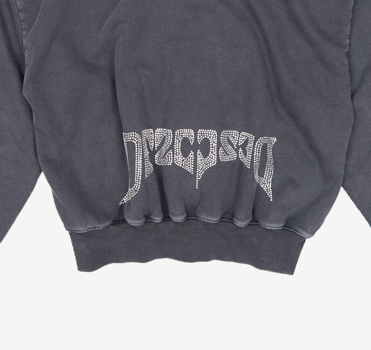 032씨(032C) (U) 러스터 집업 후디 페이디드 블랙 LUSTER ZIP-UP HOODIE FADED BLACK S