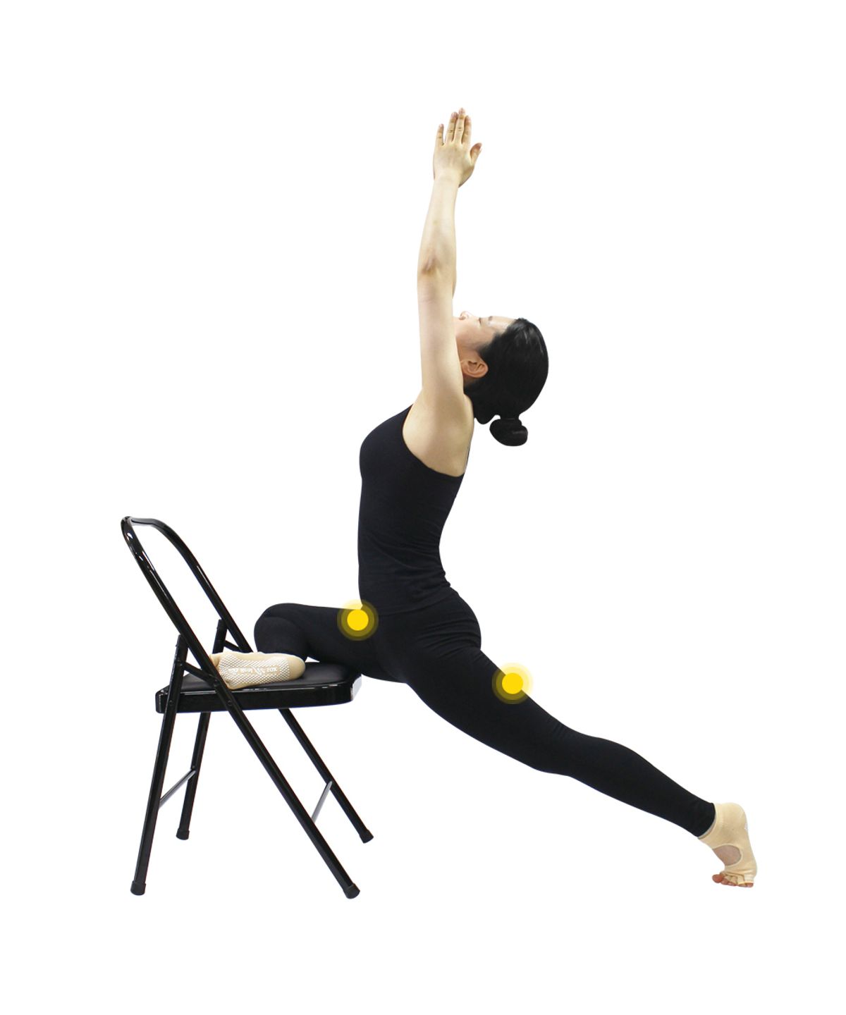 해피요가(HAPPYYOGA) 요가체어 접이식 의자 척주교정 아헹가 필라테스 홈트 운동기구 사용법 포함 [해피요가]