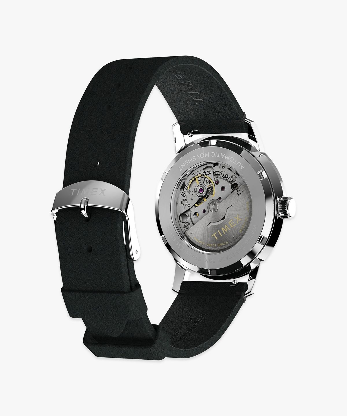 타이맥스(TIMEX) 멀린 오토매틱 가죽스트랩 남성시계 40mm