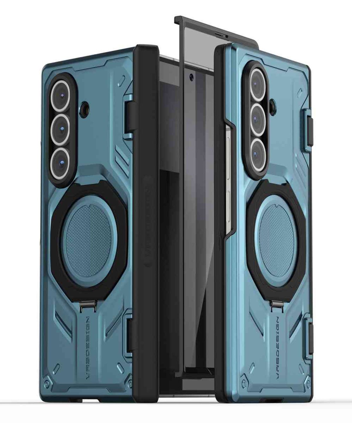 베루스(VRS DESIGN) 갤럭시 Z폴드7 맥세이프 케이스 스탠드 거치대 그립톡홀더 전면 강화유리 일체 범퍼 퀵스탠드프로360