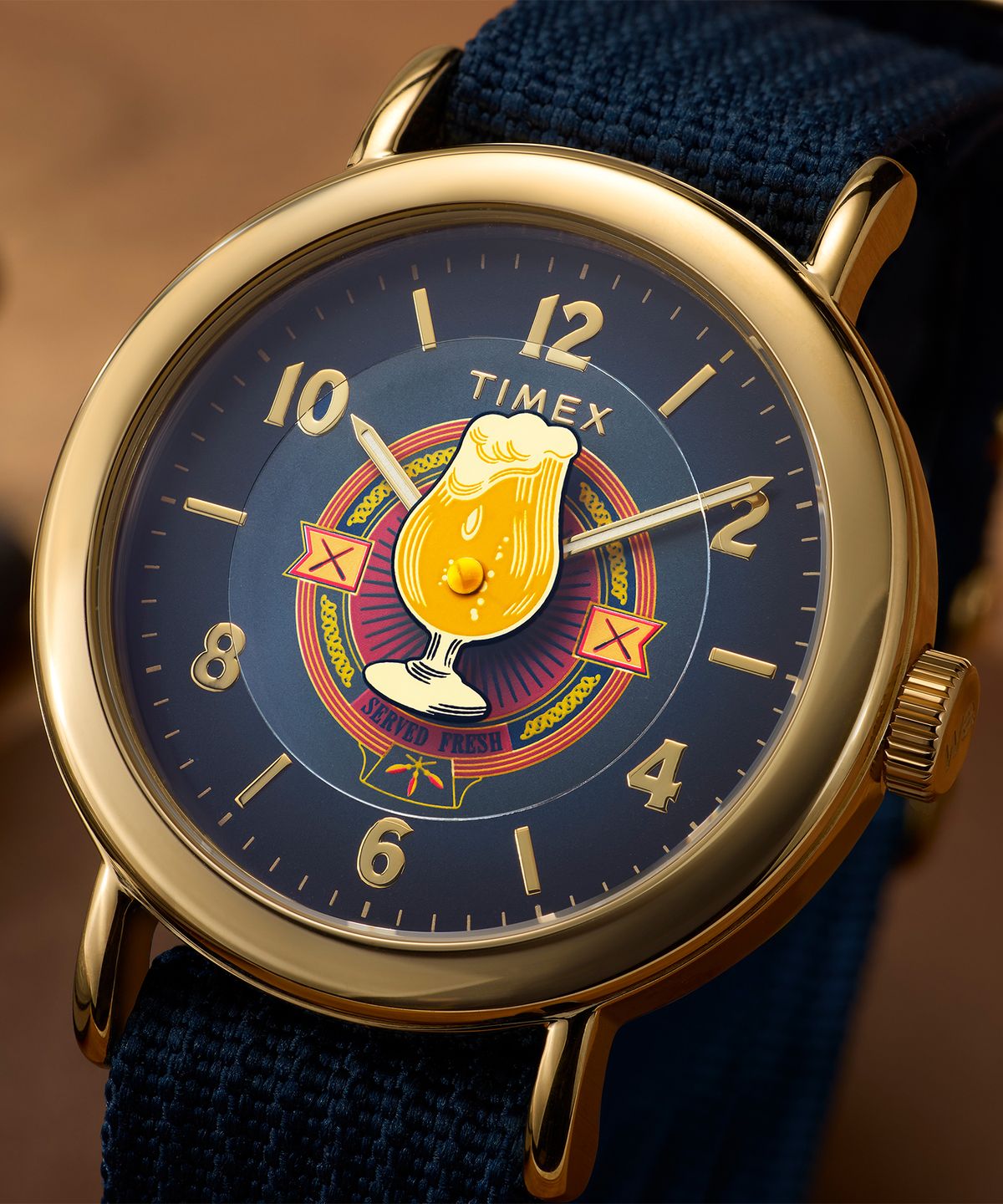 타이맥스(TIMEX) 타이맥스 x 해리포터 위켄더 버터비어 패브릭스트랩 손목시계 37mm