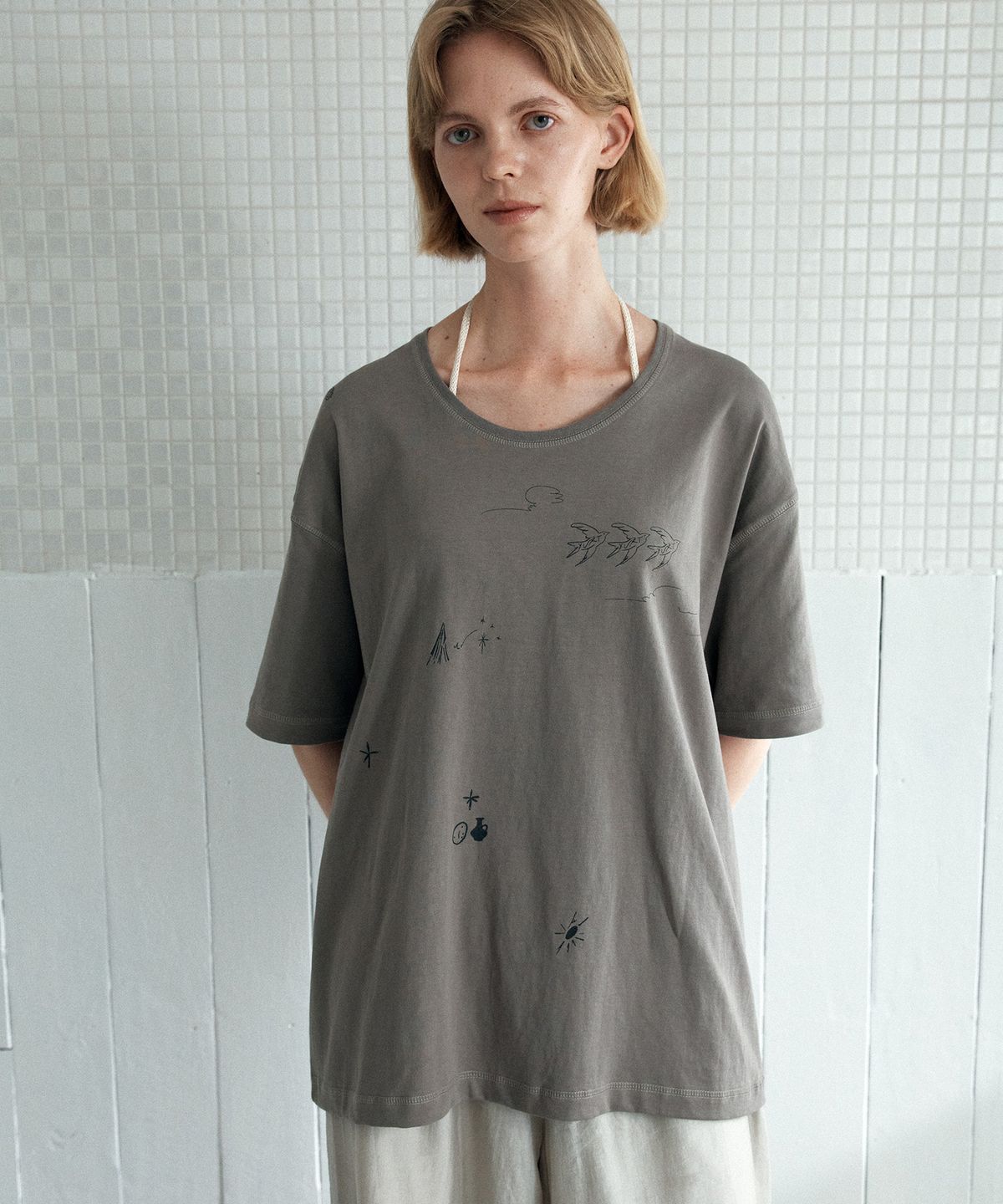 유르트(YURT) SYMBOL T-SHIRTS 심볼 반팔티_3COLOR