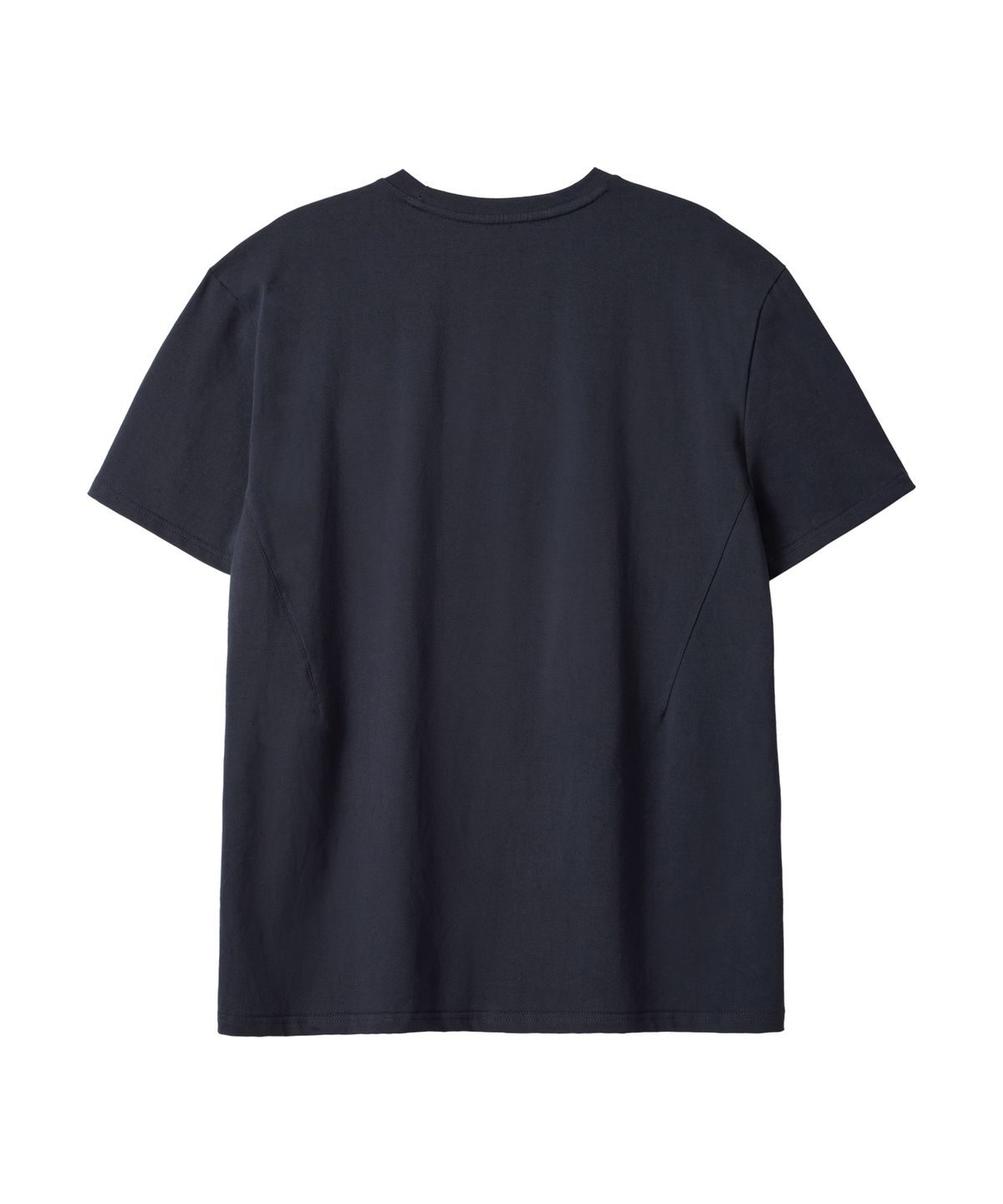 우알롱(WOOALONG) Basic cotton regular t-shirts -CHARCOAL