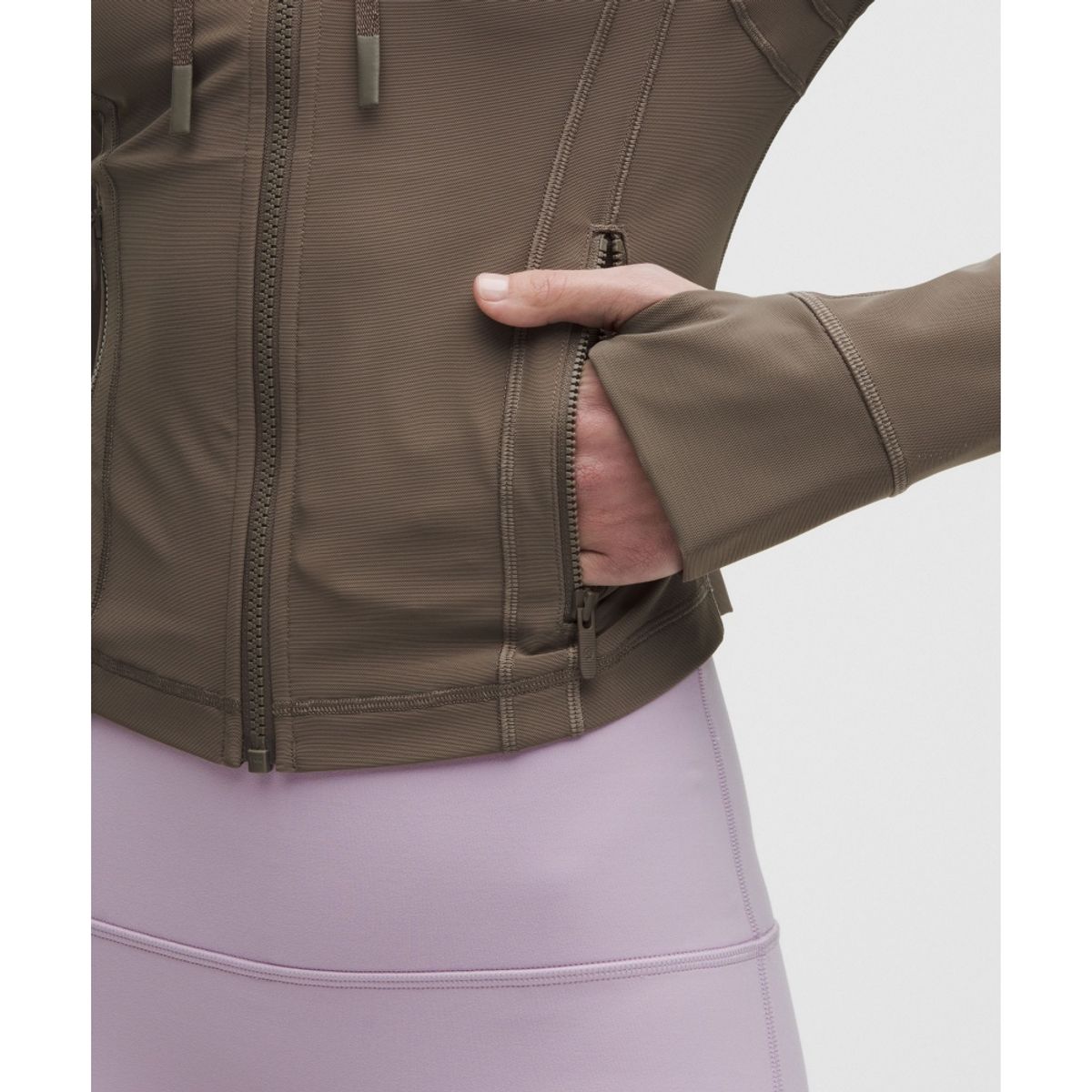 룰루레몬(LULULEMON) 디파인 크롭 후드 재킷 *메쉬  NOMD