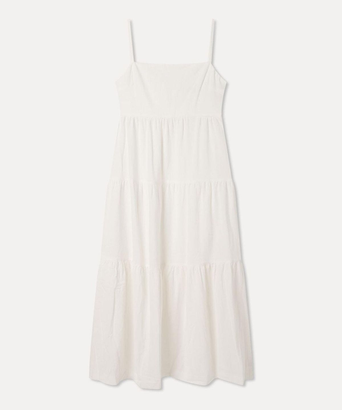 미쏘(MIXXO) 티어드 나시 롱 원피스_MIWOWG711G