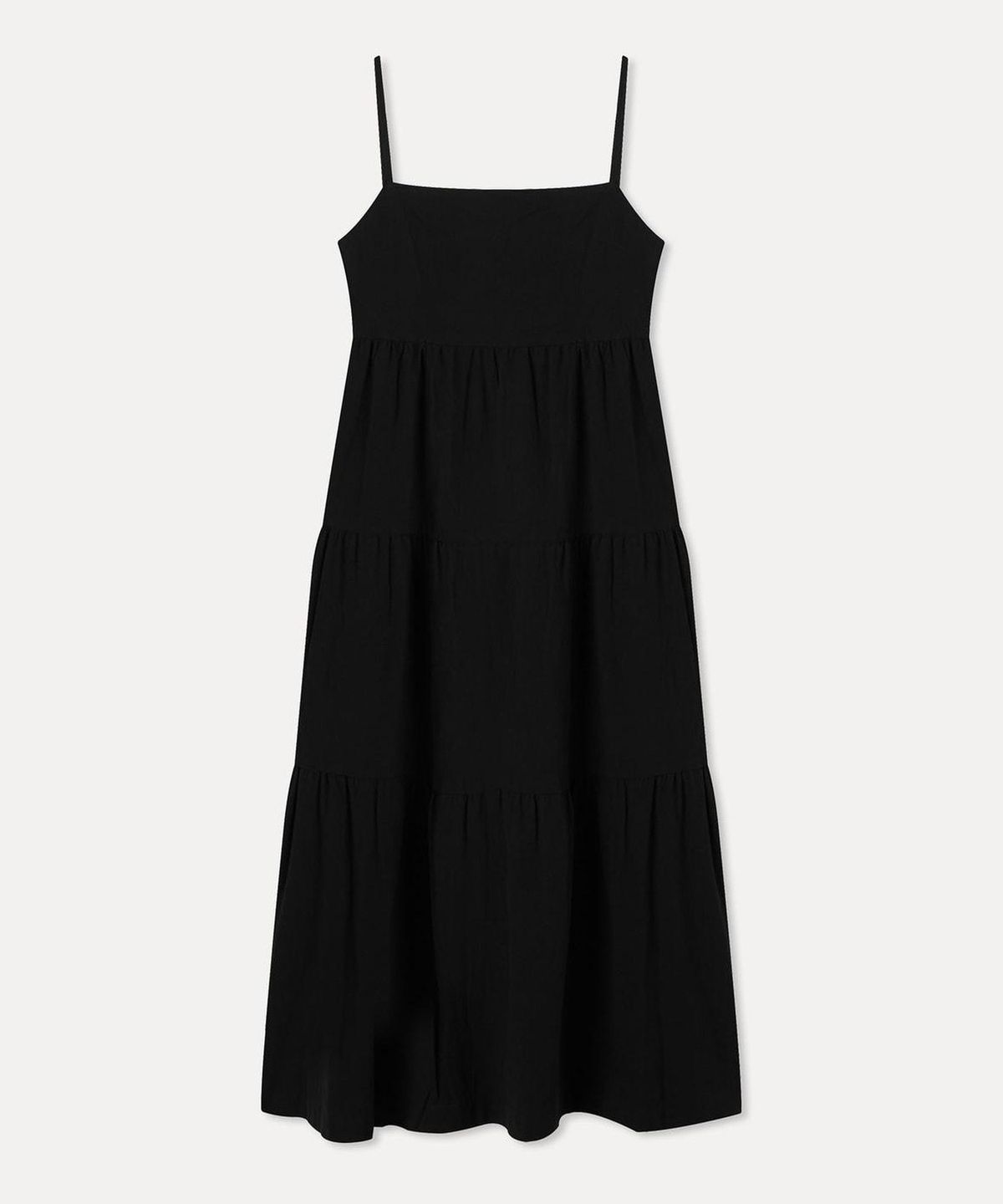 미쏘(MIXXO) 티어드 나시 롱 원피스_MIWOWG711G