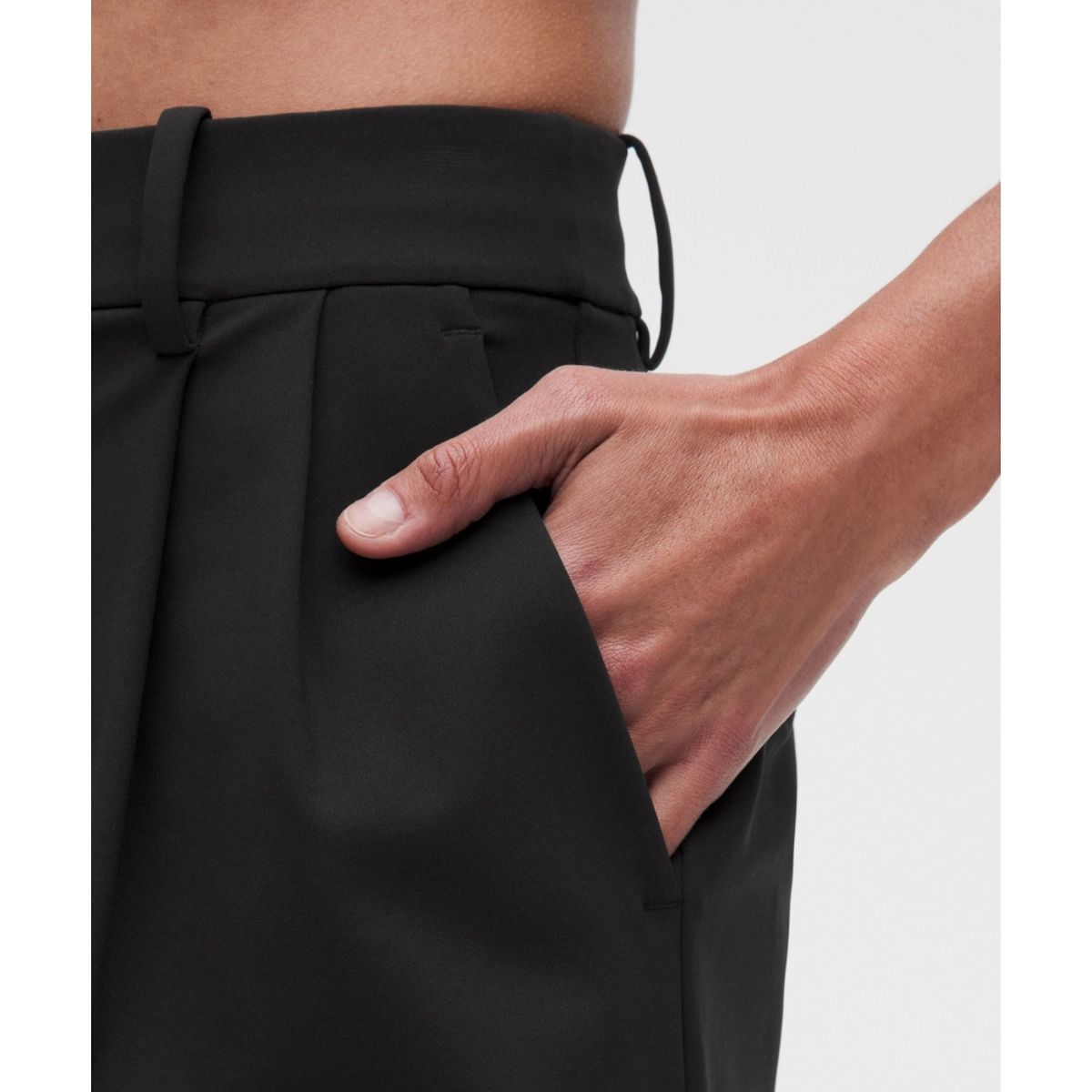 룰루레몬(LULULEMON) 데이드리프트 플리티드 하이라이즈 쇼츠 5inch  BLK