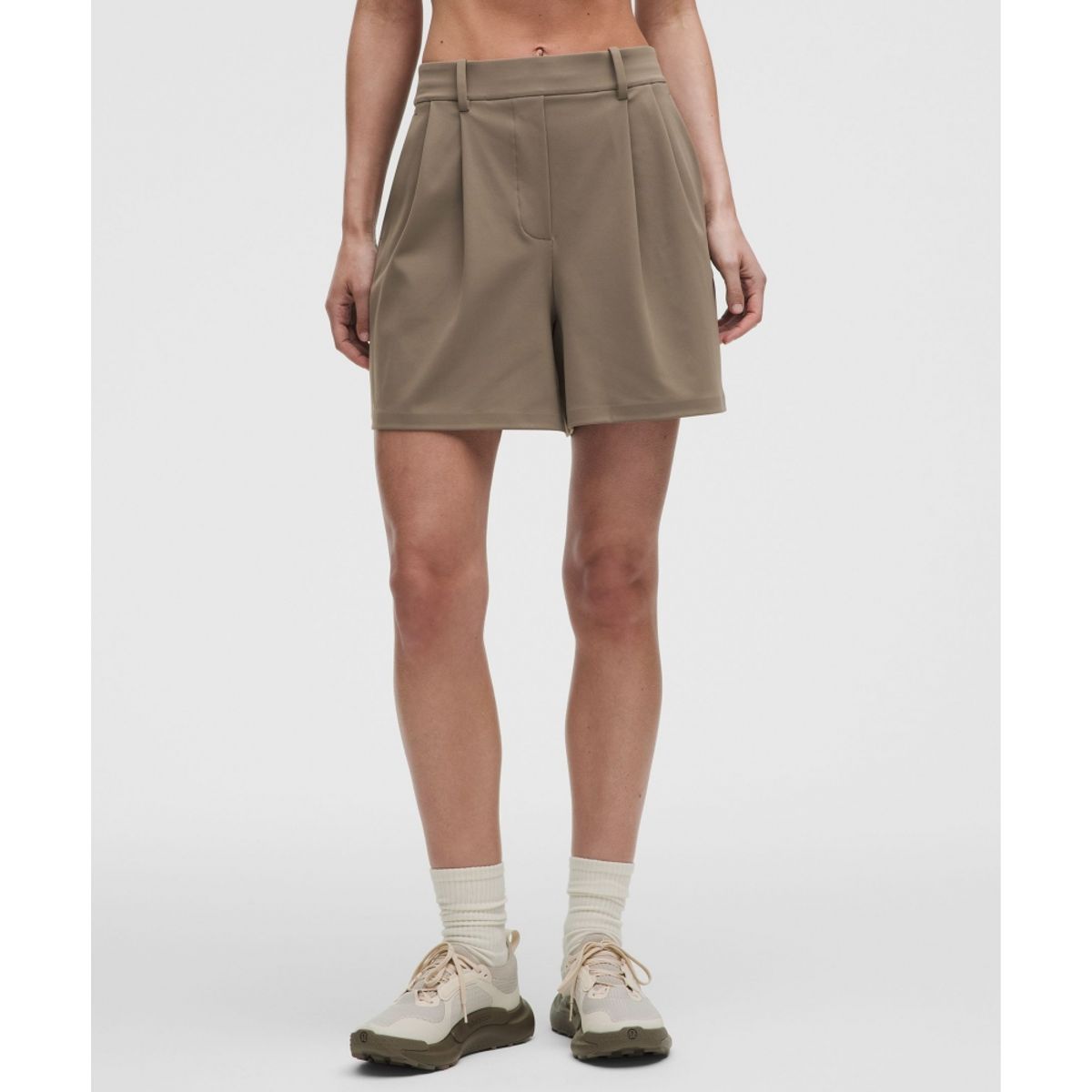 룰루레몬(LULULEMON) 데이드리프트 플리티드 하이라이즈 쇼츠 5inch  NOMD