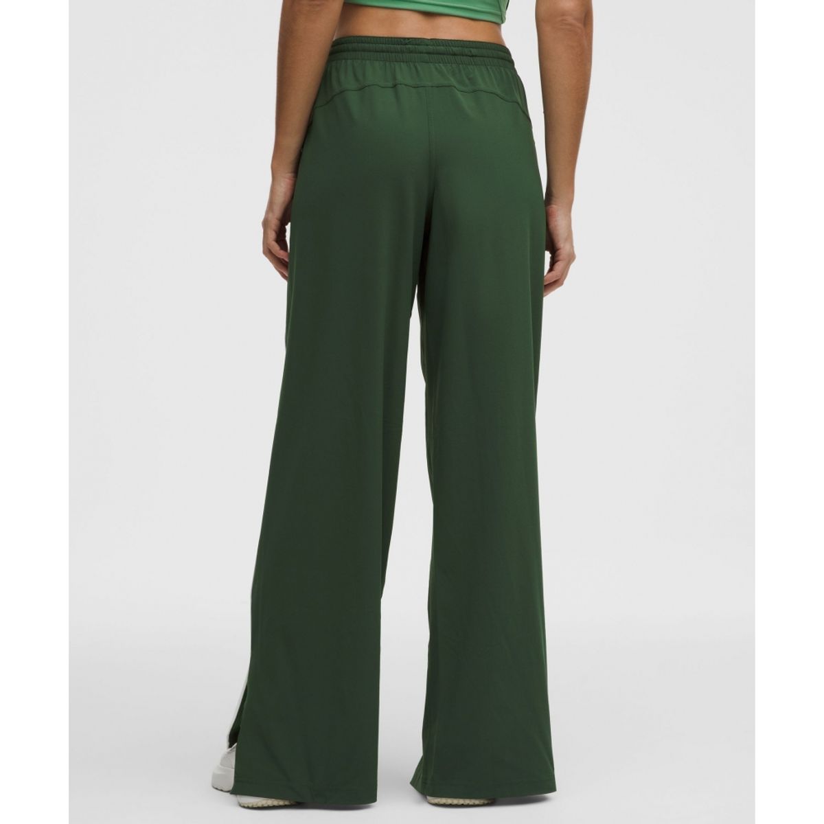 룰루레몬(LULULEMON) 코트 라이벌 와이드 레그 트랙 팬츠 레귤러 *콘트라스트 드로코드