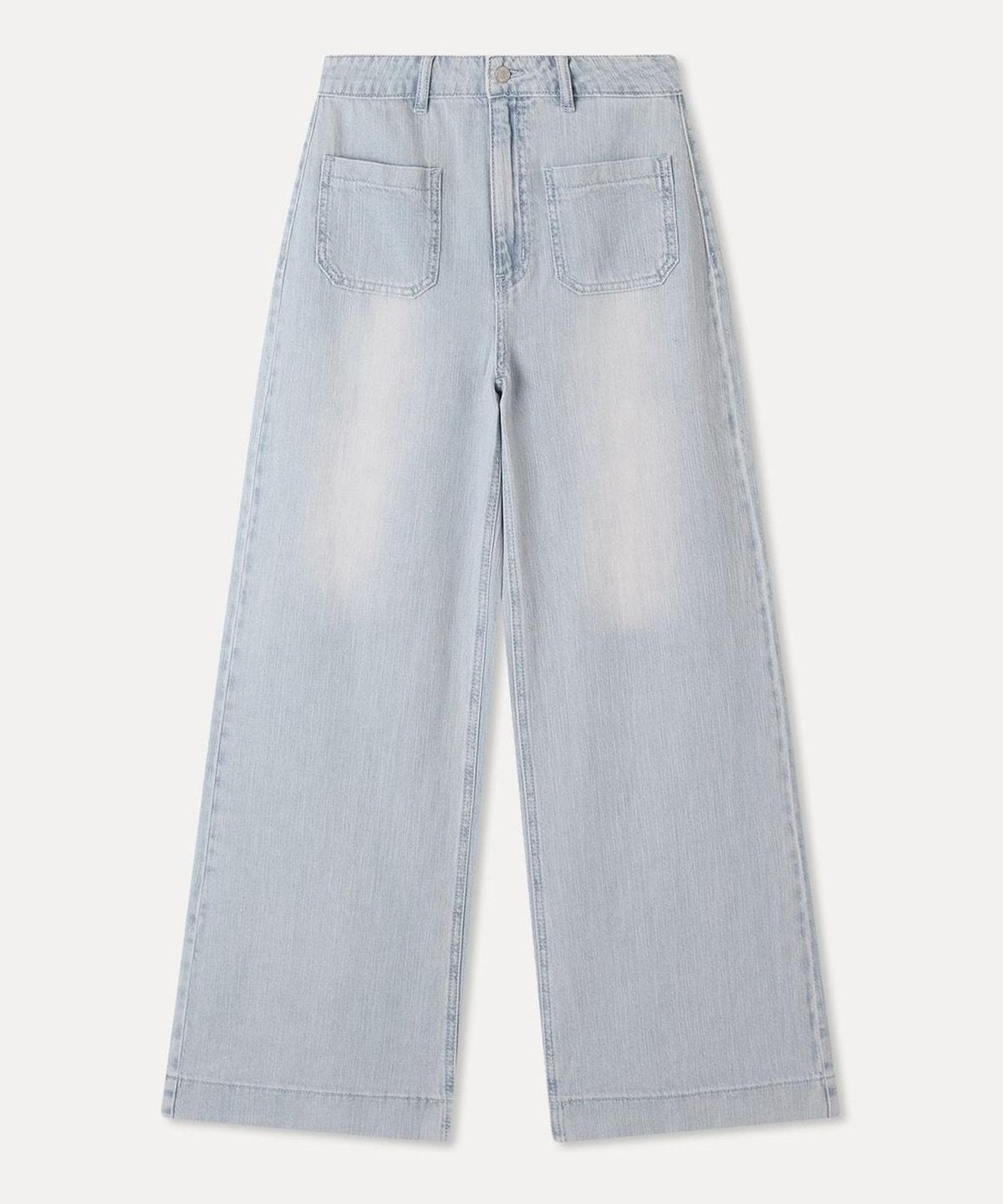 미쏘(MIXXO) 린넨 포켓 와이드 플레어 데님 RE TJG51QJ_MIWTJG71QJ
