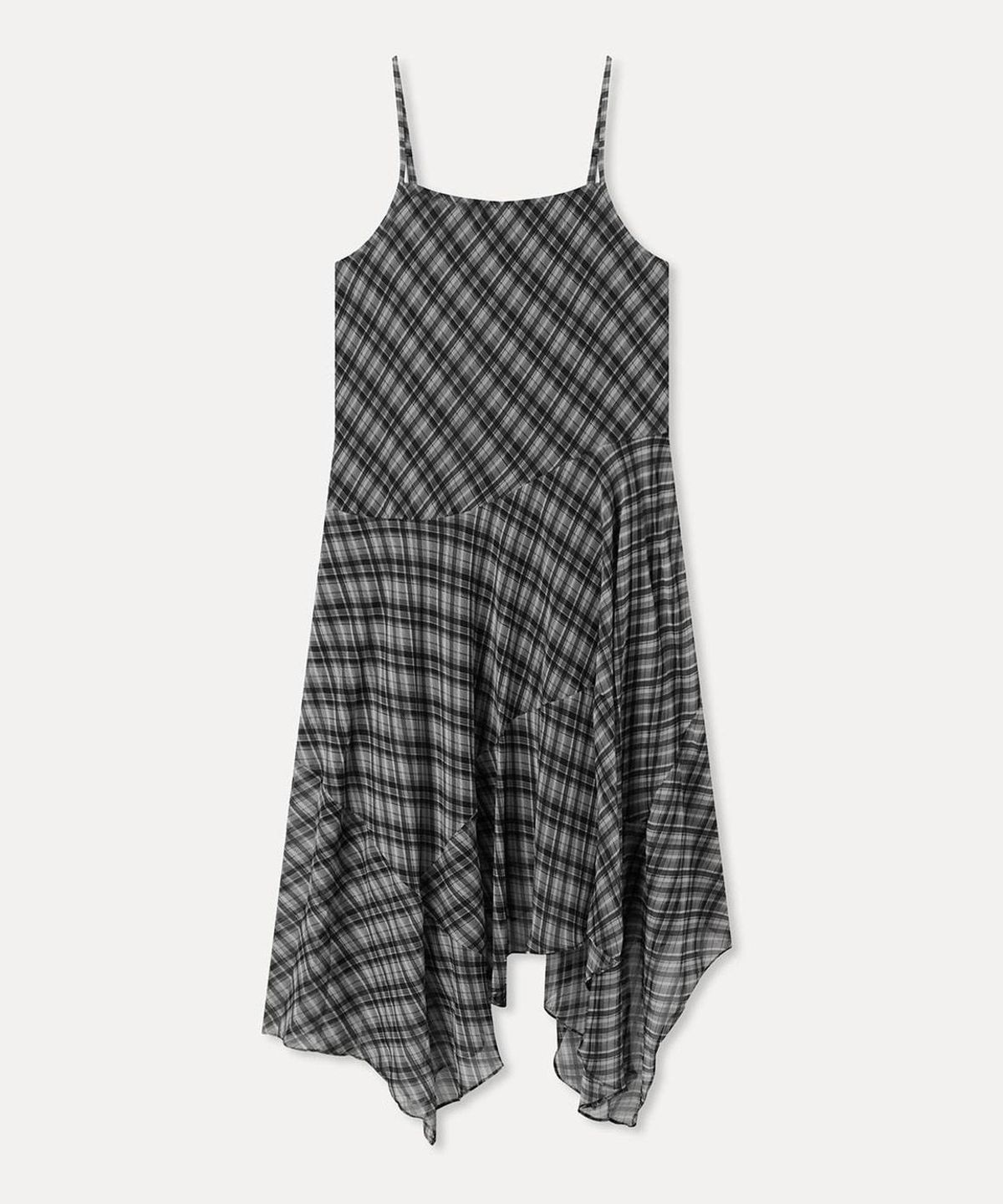 미쏘(MIXXO) 체크 롱 원피스_MIWOWG61QG