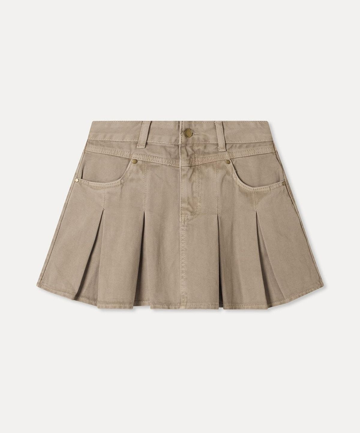 미쏘(MIXXO) 데님 플리츠 스커트 RE WJG54SS_MIWWJG81QS