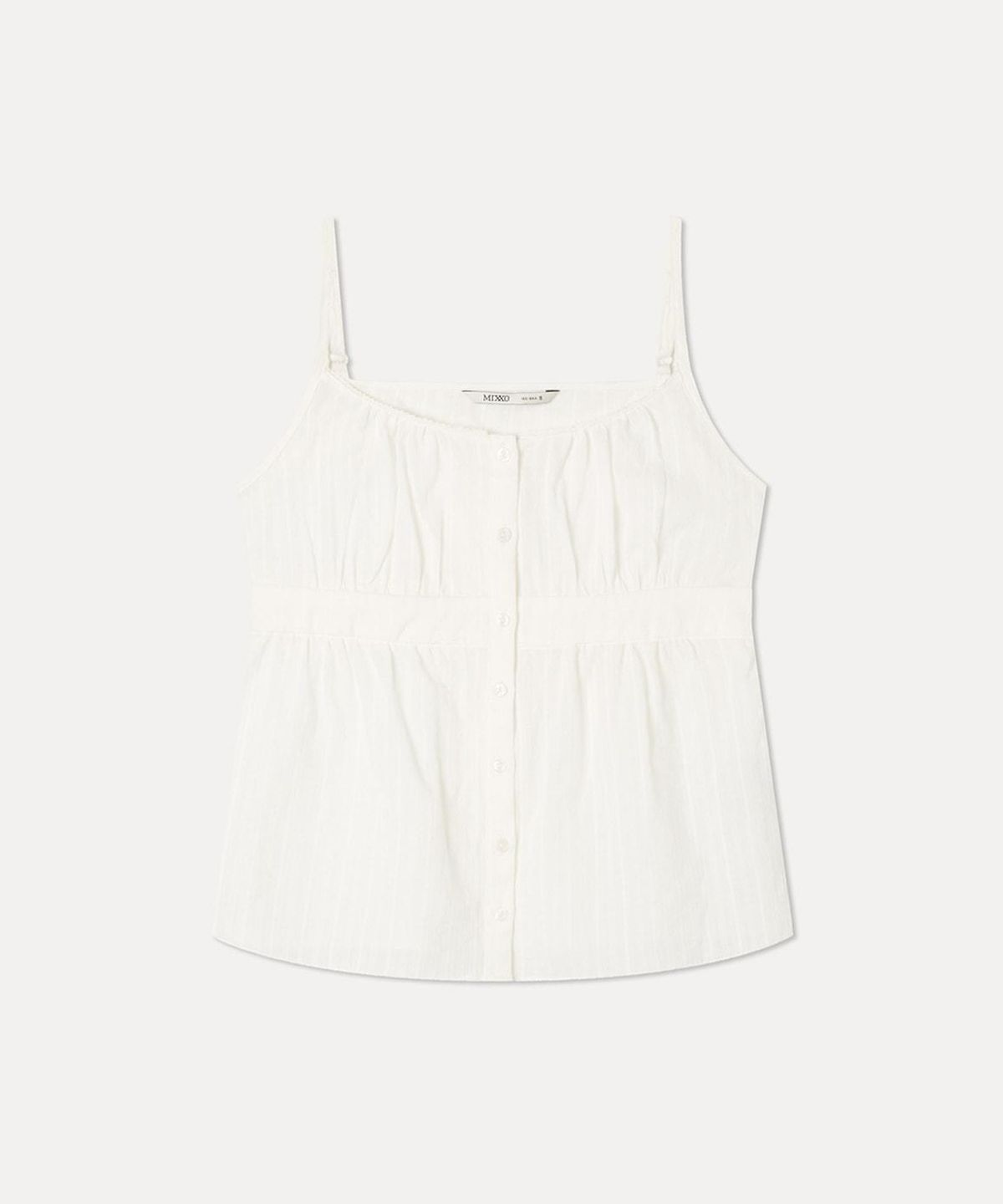 미쏘(MIXXO) 셔링 뷔스티에 탑 RE BNG402G_MIWBNG70QG
