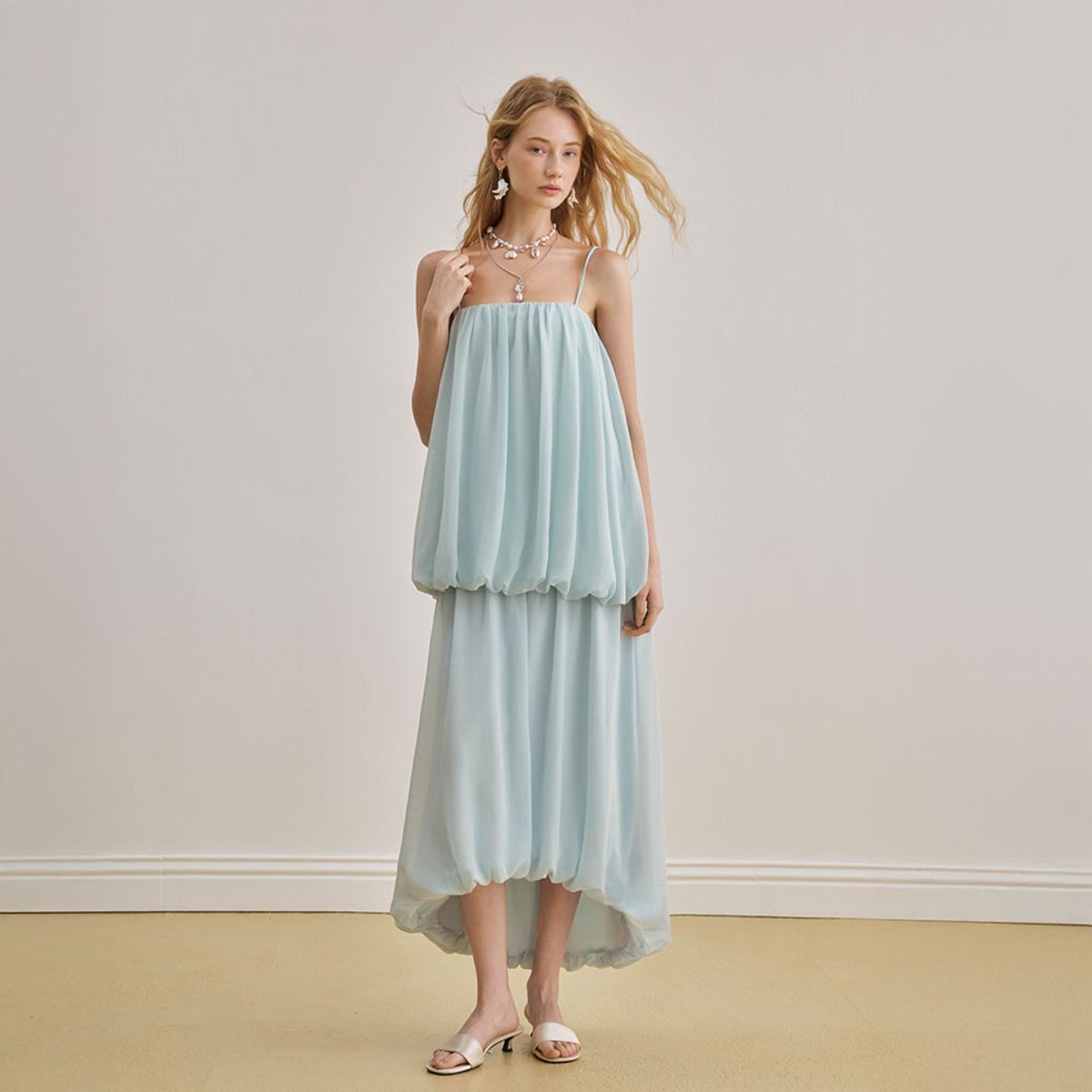 와이와이아이엠(YYIAM) YY_Jellyfish bud slip dress