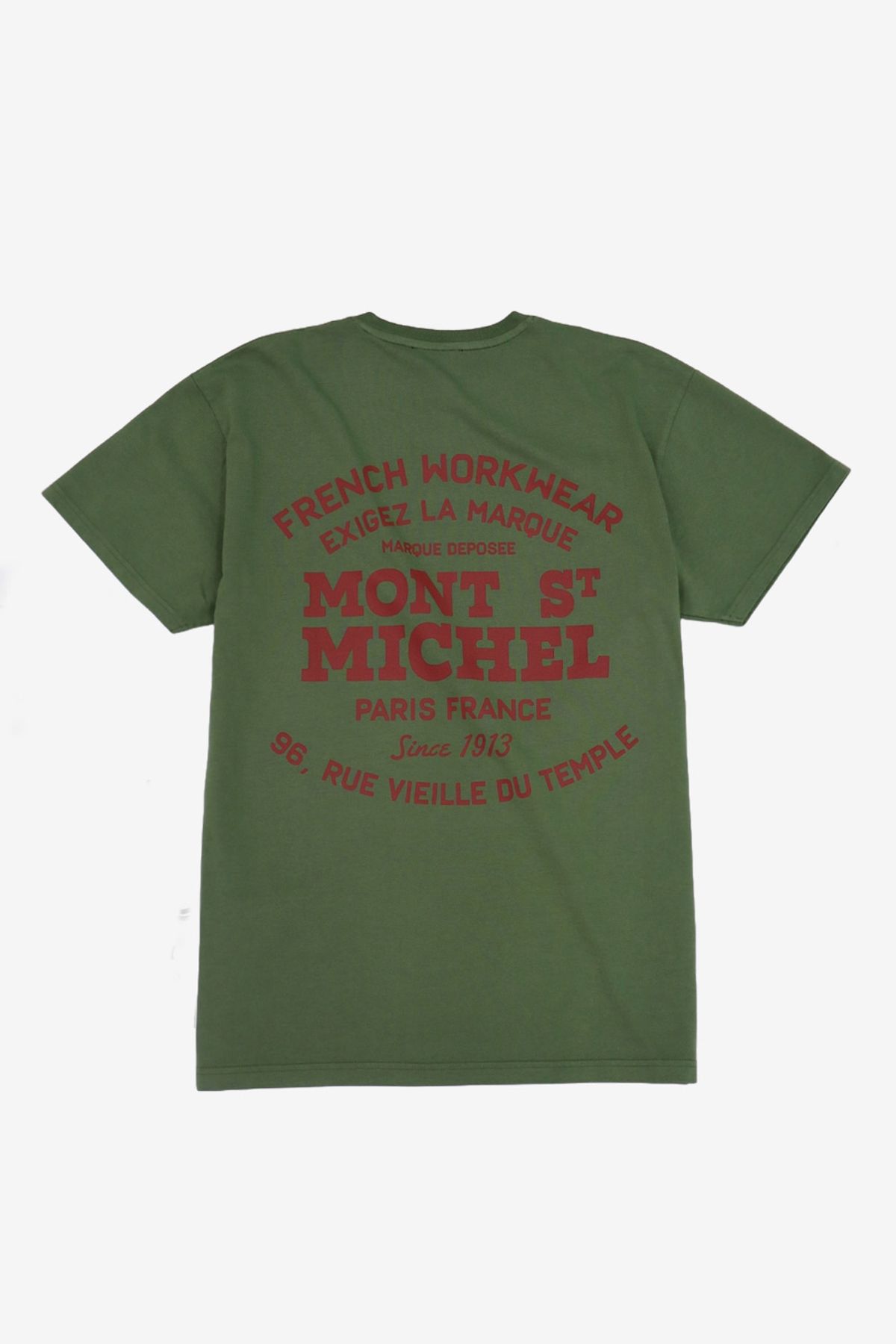 르몽생미셸(LE MONT ST MICHEL) TONIC – PRINTED T-SHIRT_Khaki