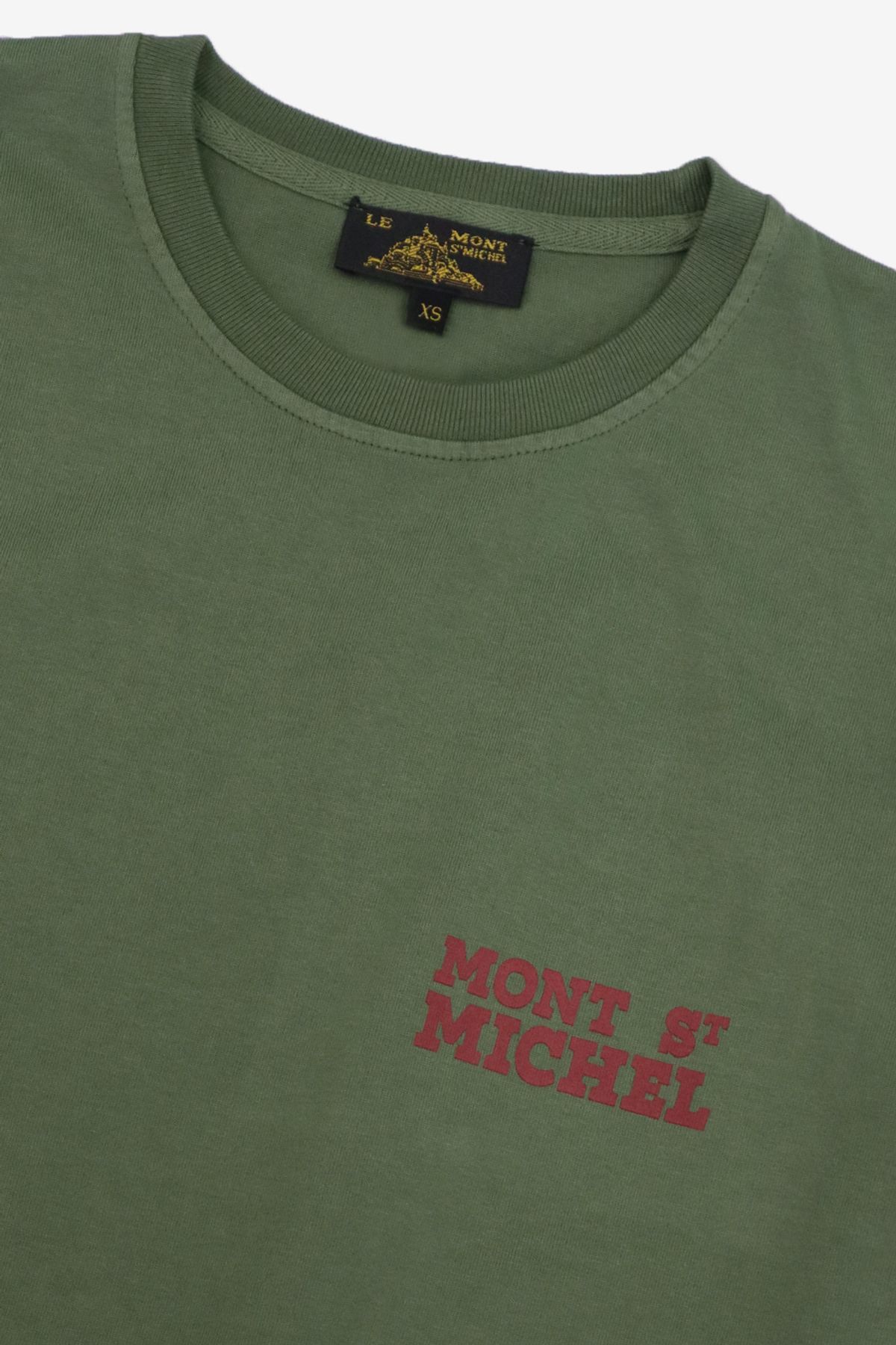 르몽생미셸(LE MONT ST MICHEL) TONIC – PRINTED T-SHIRT_Khaki