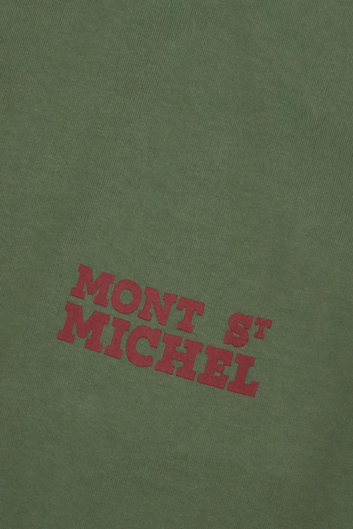 르몽생미셸(LE MONT ST MICHEL) TONIC – PRINTED T-SHIRT_Khaki